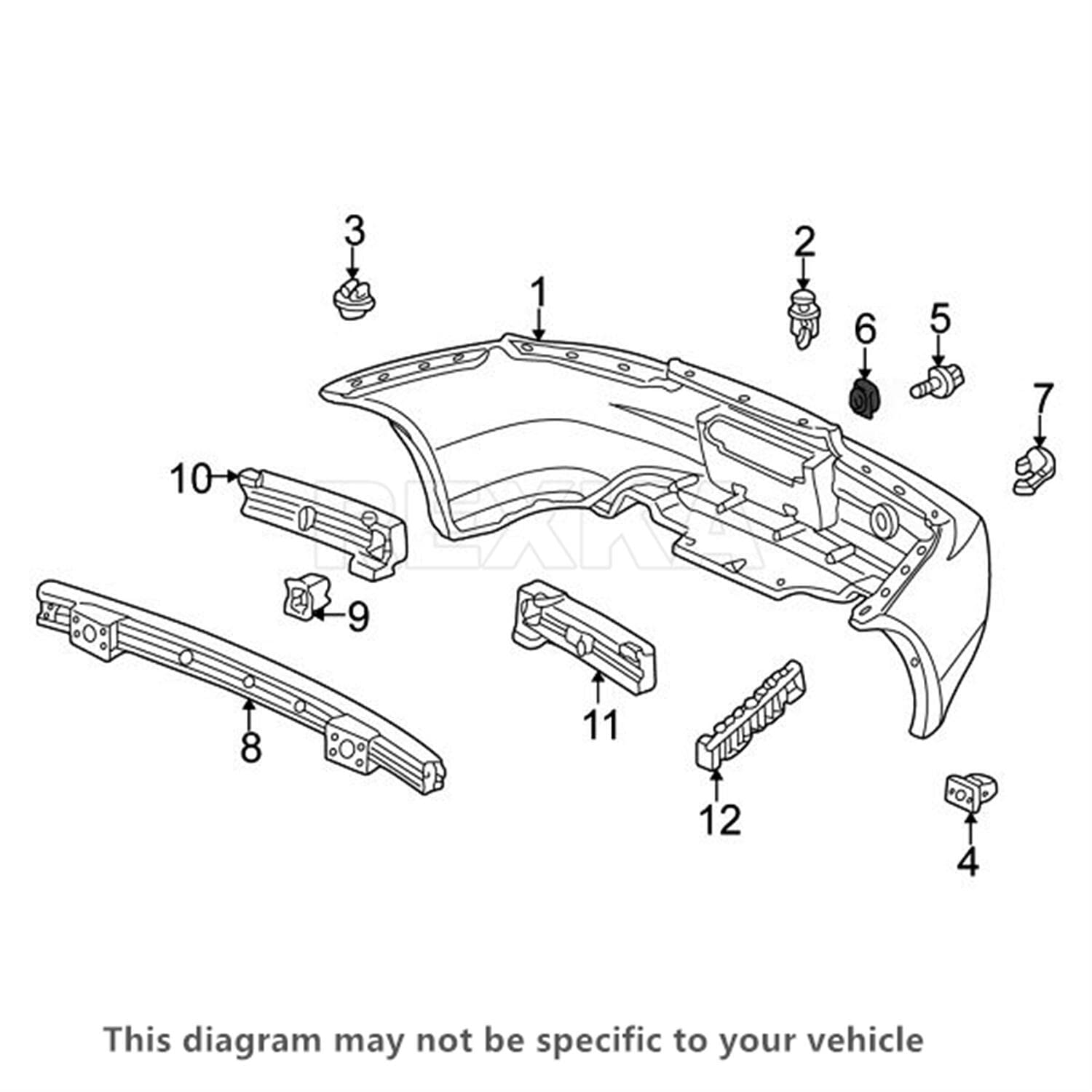 Rexka 10 pcs M6-1.0 Bumper Cover Retainer U Nut Compatible with Honda Acura 90675-SA5-003 Accord Civic CR-V CRX Odyssey Pilot Ridgeline CL Integra Legend MDX RL 90675SA5003 - Image 5