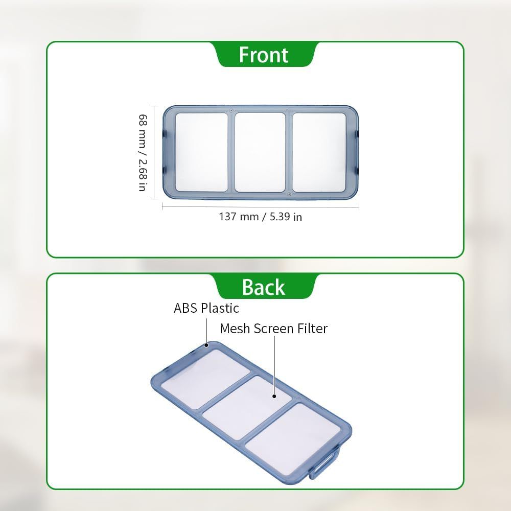 Replacement Washable Pre-ilters Compatible with euy RoboVac 11S, 11S+, 12, 15C, 15T, 25C, 30, 30C, 35C, R450, R500, Robot Vacuum Parts Accessories, 2-Pack. - Image 2