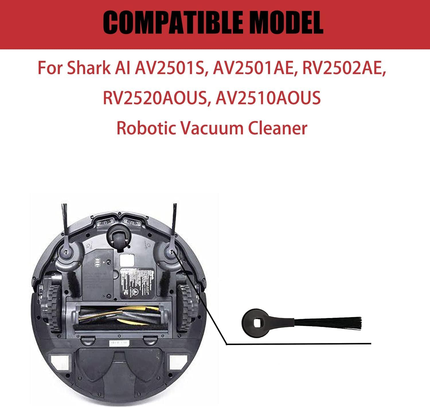 Side Brush or Shark AI AV2501S, AV2501AE, RV2502AE, RV2520AOUS, AV2510AOUS, RV2610WA, RV2610WD, RV2620WD Robotic Vacuum Cleaner Replacement Parts Accessories - Image 2