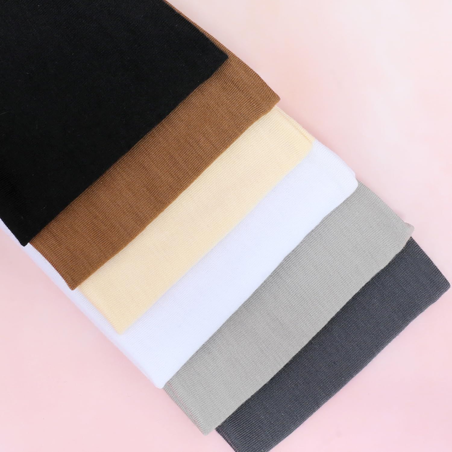 Headbands or Women, Non-Slip, Premium Stretchy Head Bands Hair Accessories,Wear or Yoga, ashion, Working Out, Travel or Running, 6 Pack, Neutral - Image 6