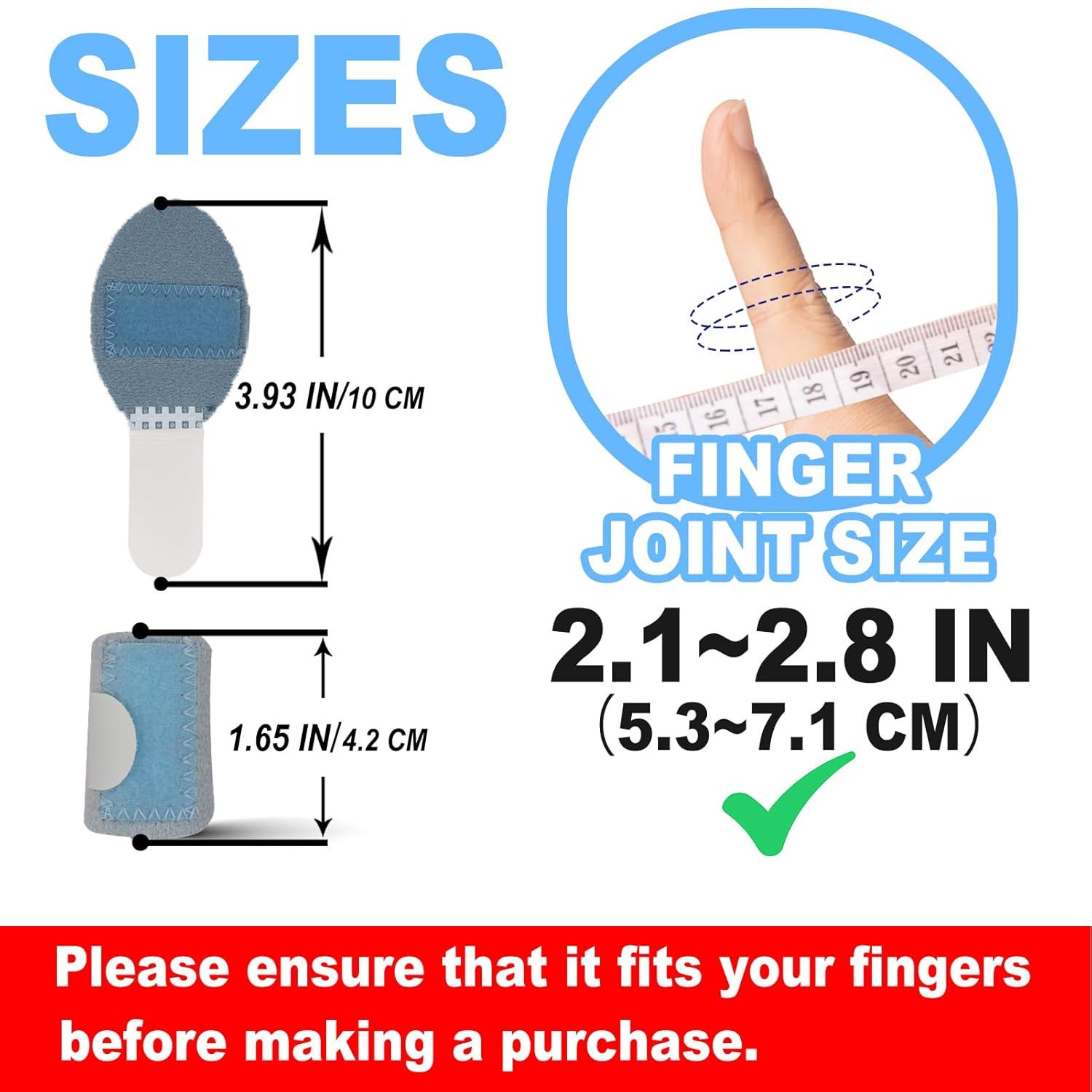 5 Pcs Trigger inger Splints: 5 Single Straps inger Splint Support Brace Kit, inger Straightener or Broken/Straightening/Aarthritis, its or Thumb/Middle/Ring/Index/Pinky inger - Image 2