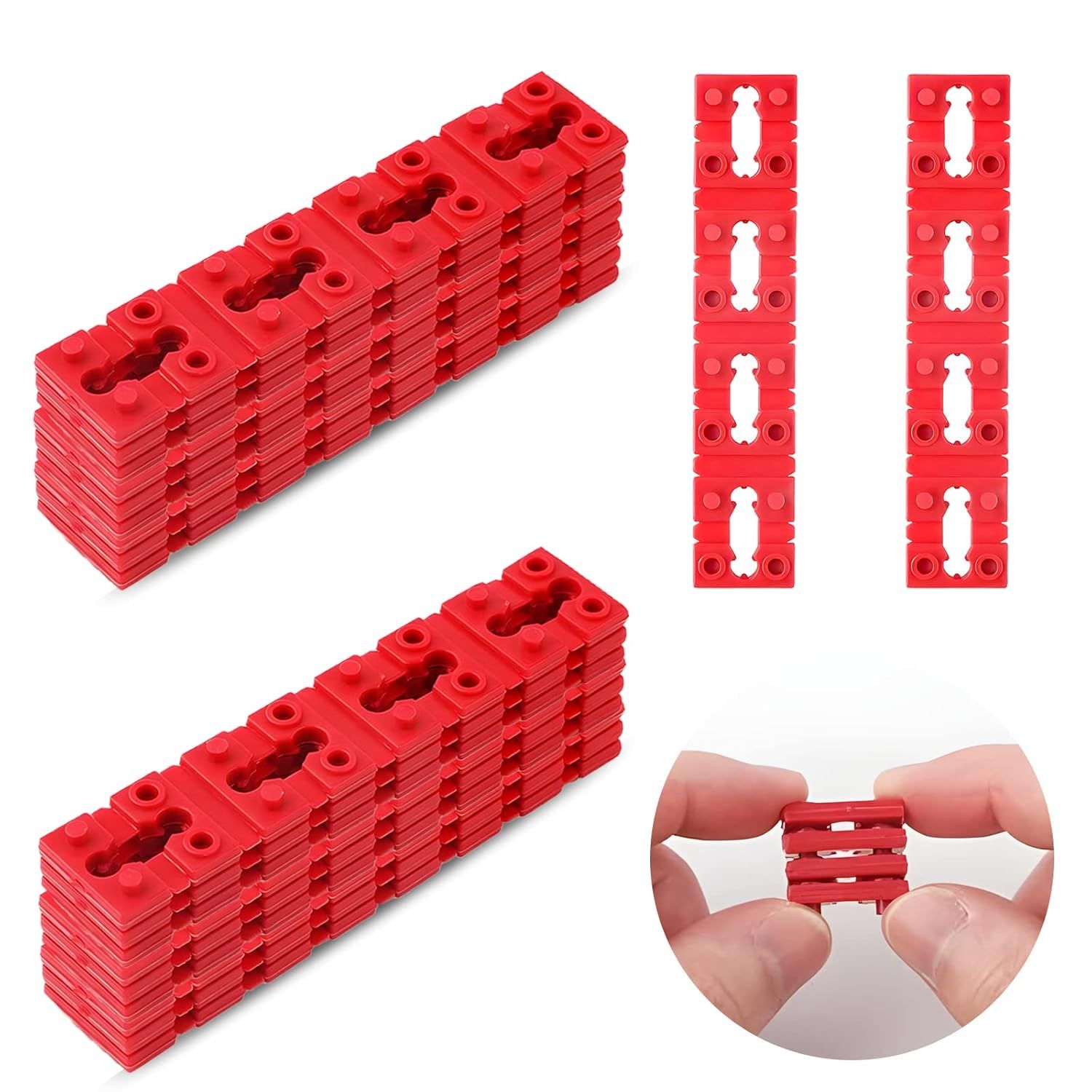 Outlet Spacers or Electrical Box,  48 PCS Switch and Receptacle Spacers or Loose Outlet Plug ix, Electrical Extender Outlet Shims Light Switch Spacer - Image 1