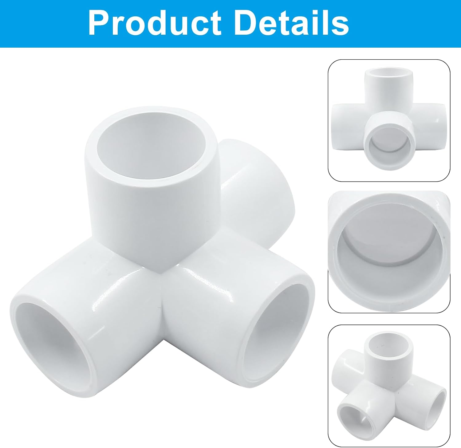 Biaungdo 4 Pcs 1/2