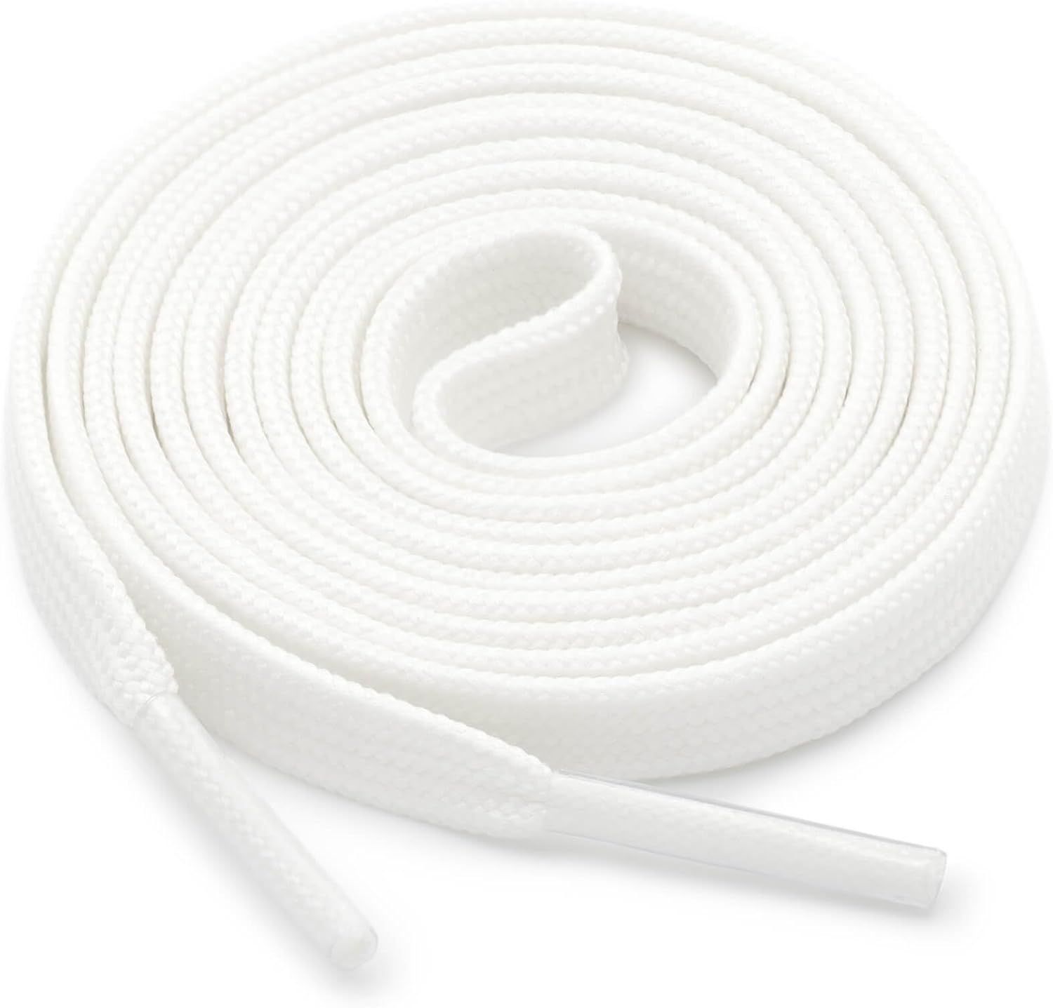 Thin lat Shoe Laces: Athletic Hollow Solid Color Shoelaces or Sneakers 1 Pair - Image 1