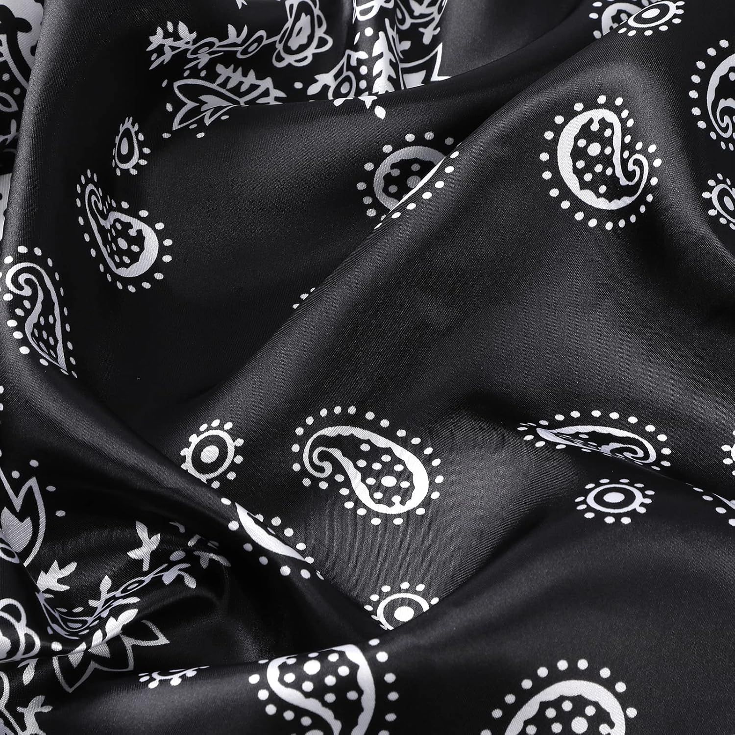 Satin Silk Scar - Large Hair Bandana, Sleeping Wrap or Women - Image 4