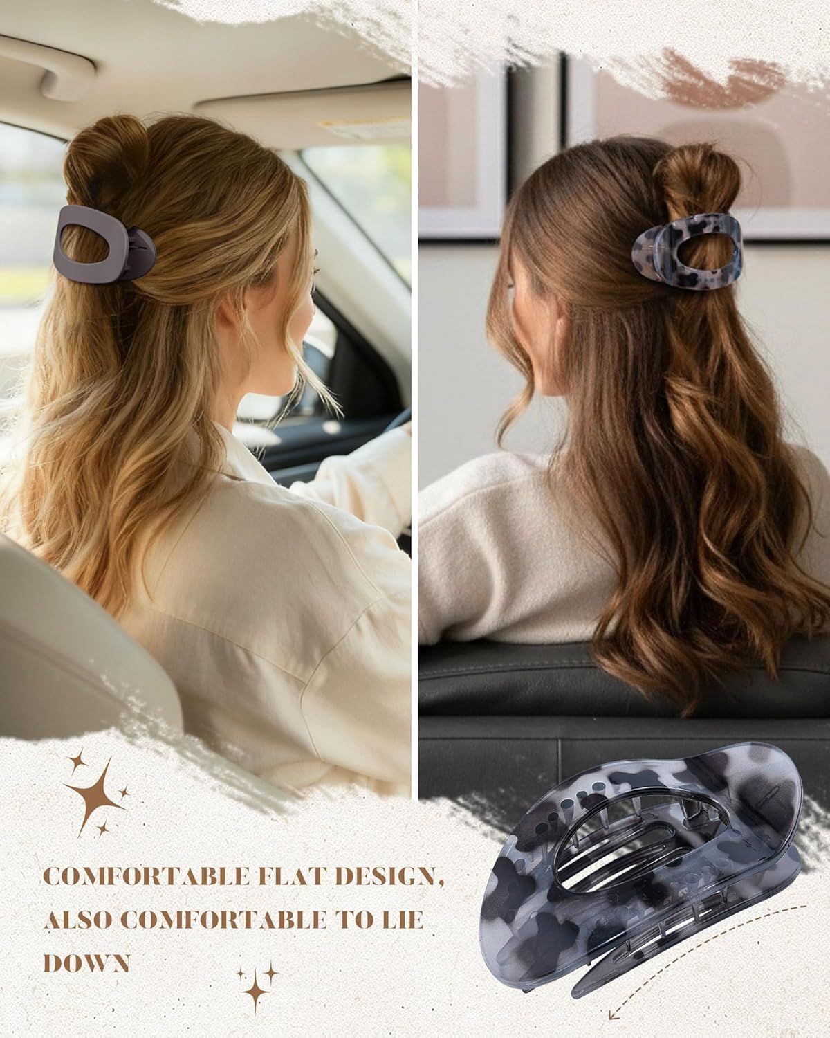 lat Hair Clips or Women 4.33