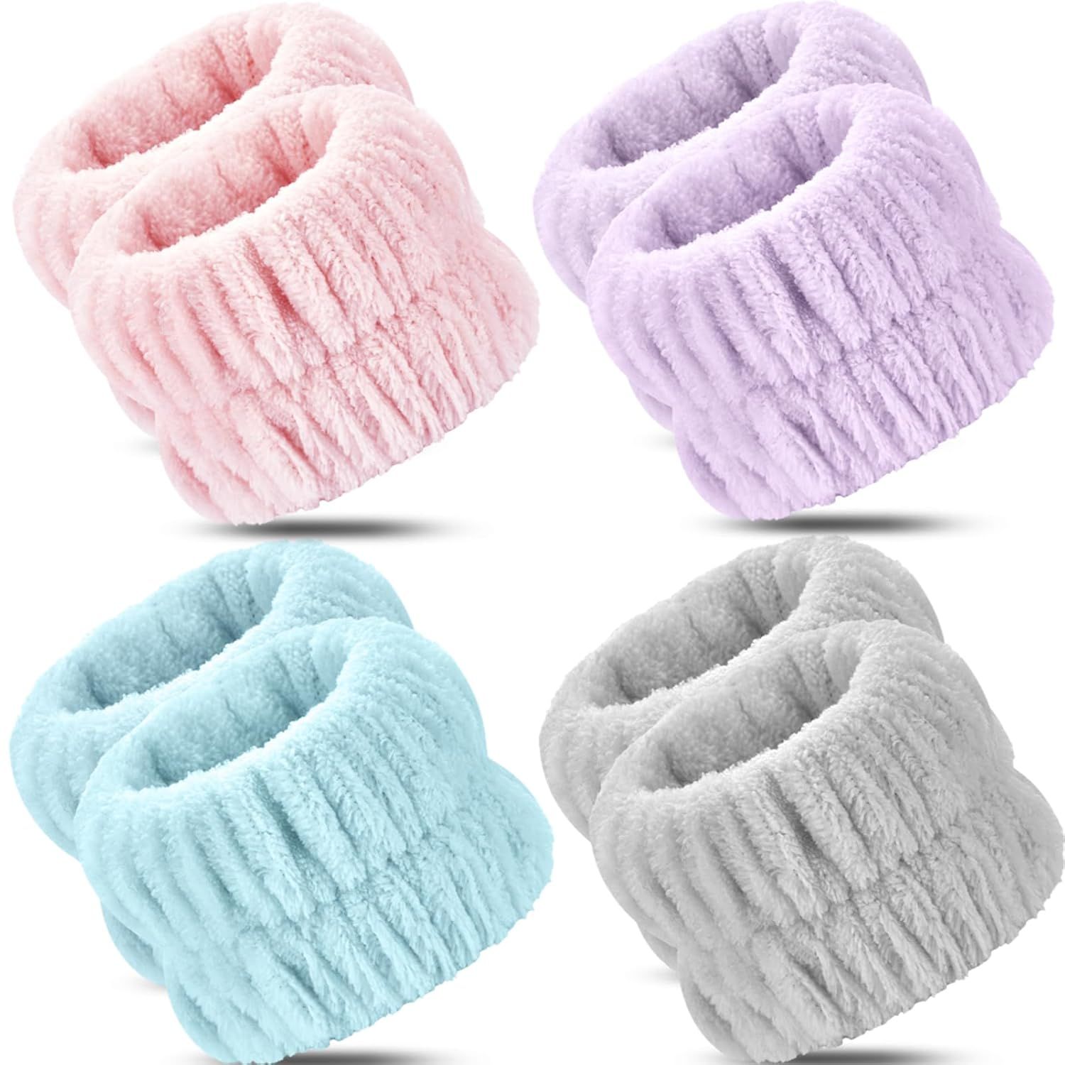 Wrist Bands or Washing ace, 8pcs Spa ace Washing Wristbands, Microiber Arm Wrist Towels, Absorbent Wash Wristbands or Woman Men, Prevent Water rom Spilling Down Your Arms - Image 1