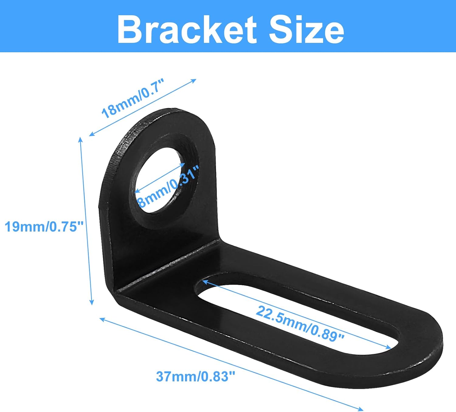 Biaungdo 12 Pcs 18x19x37mm/0.7