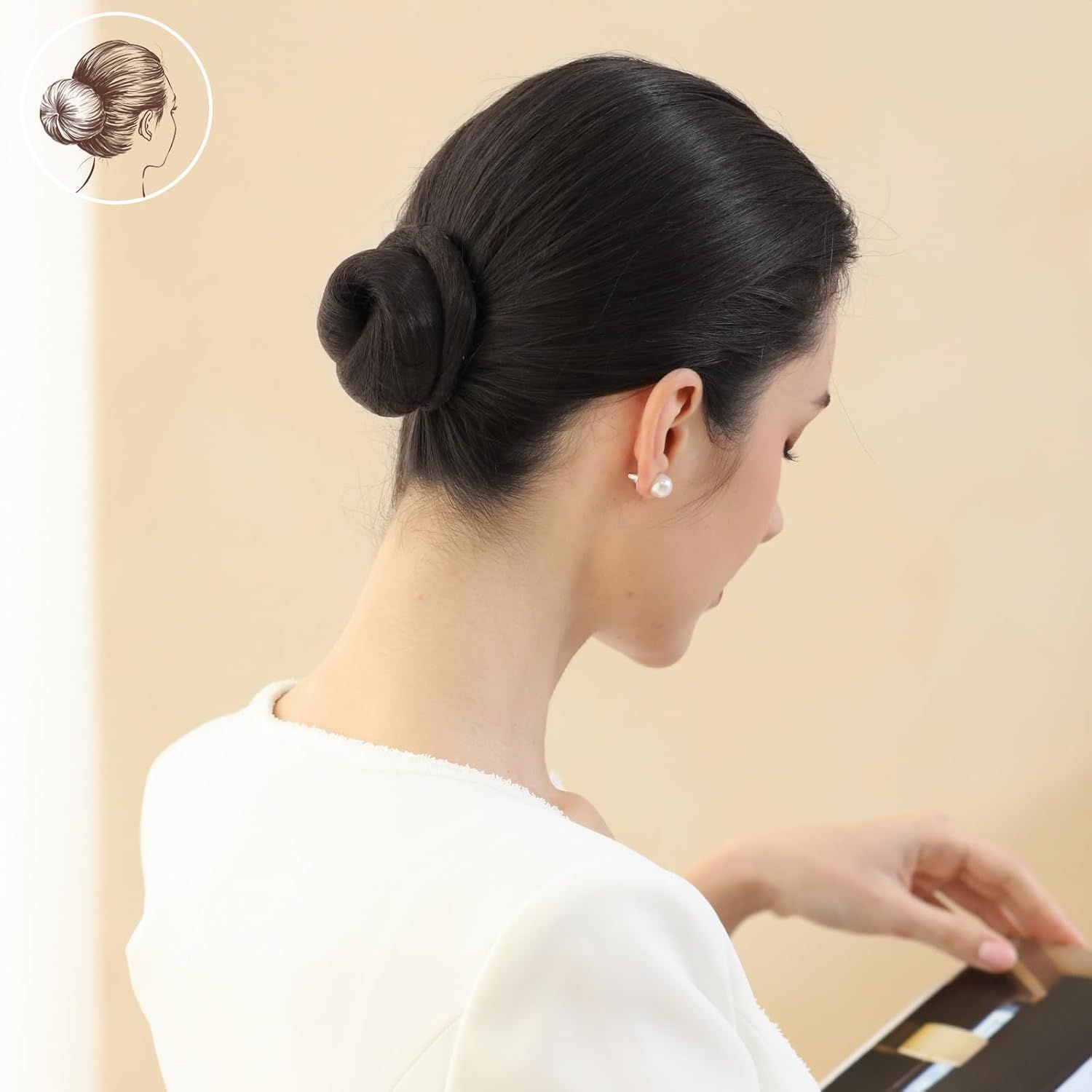 20PCS Spiral Hair Pins, Spin Pins Spiral Bobby Pins or Girls, Women and Kids, Non-Scratch Round Clip & Bun Twist, Stylish Bun Bobby Pins, Premium Spin Pins or Hair, Black - Image 7