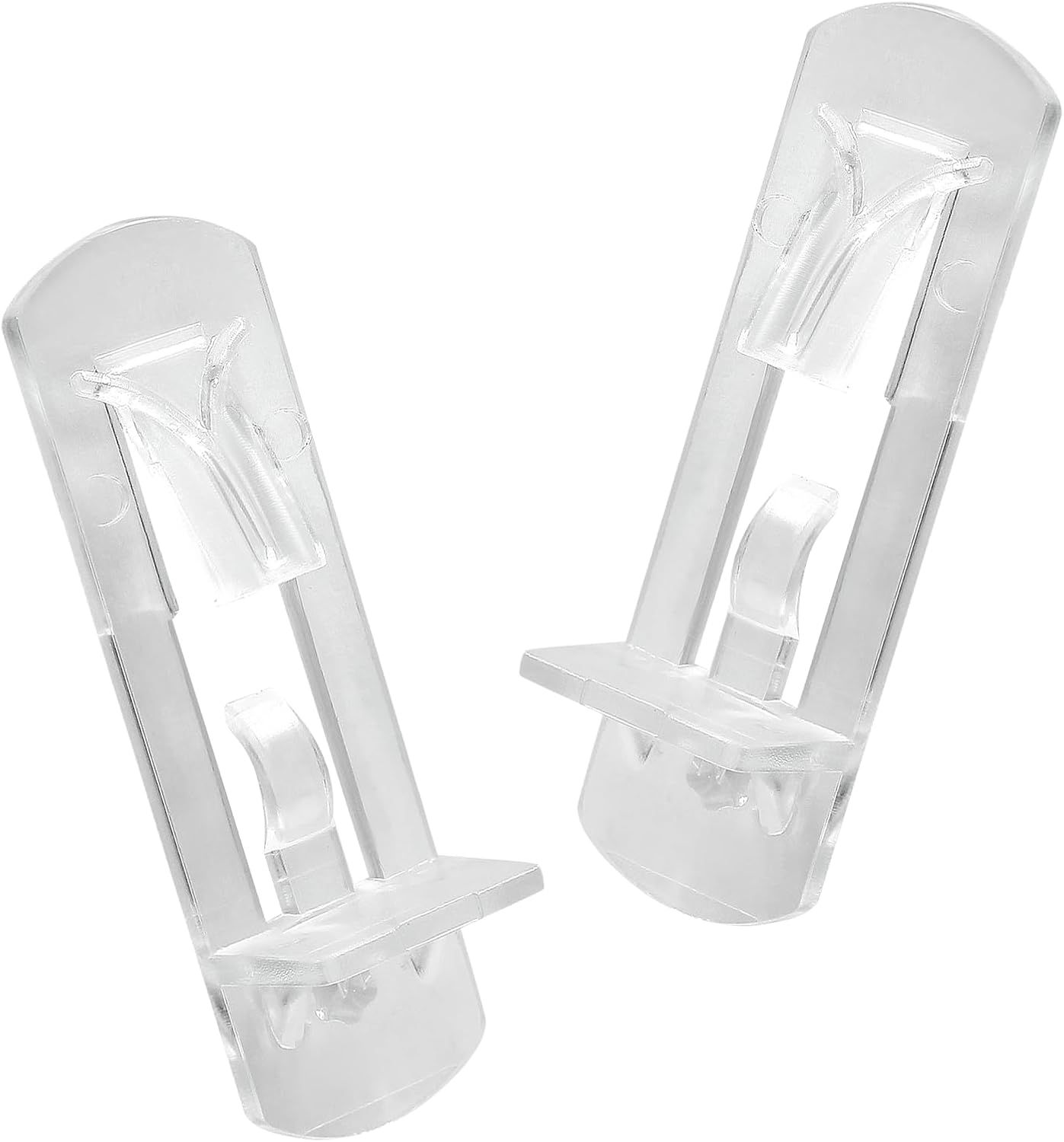 Biaungdo 12 Pcs Plastic Locking Shelf Support Pegs, 5mm Clear Cabinet Shelf Pins Self-Locking Cabinet Shelf Pegs Clips for Kitchen Furniture Bookcase Closet(Fit 5mm Diameter Hole & 3/4 Inch Shelf) - Image 7