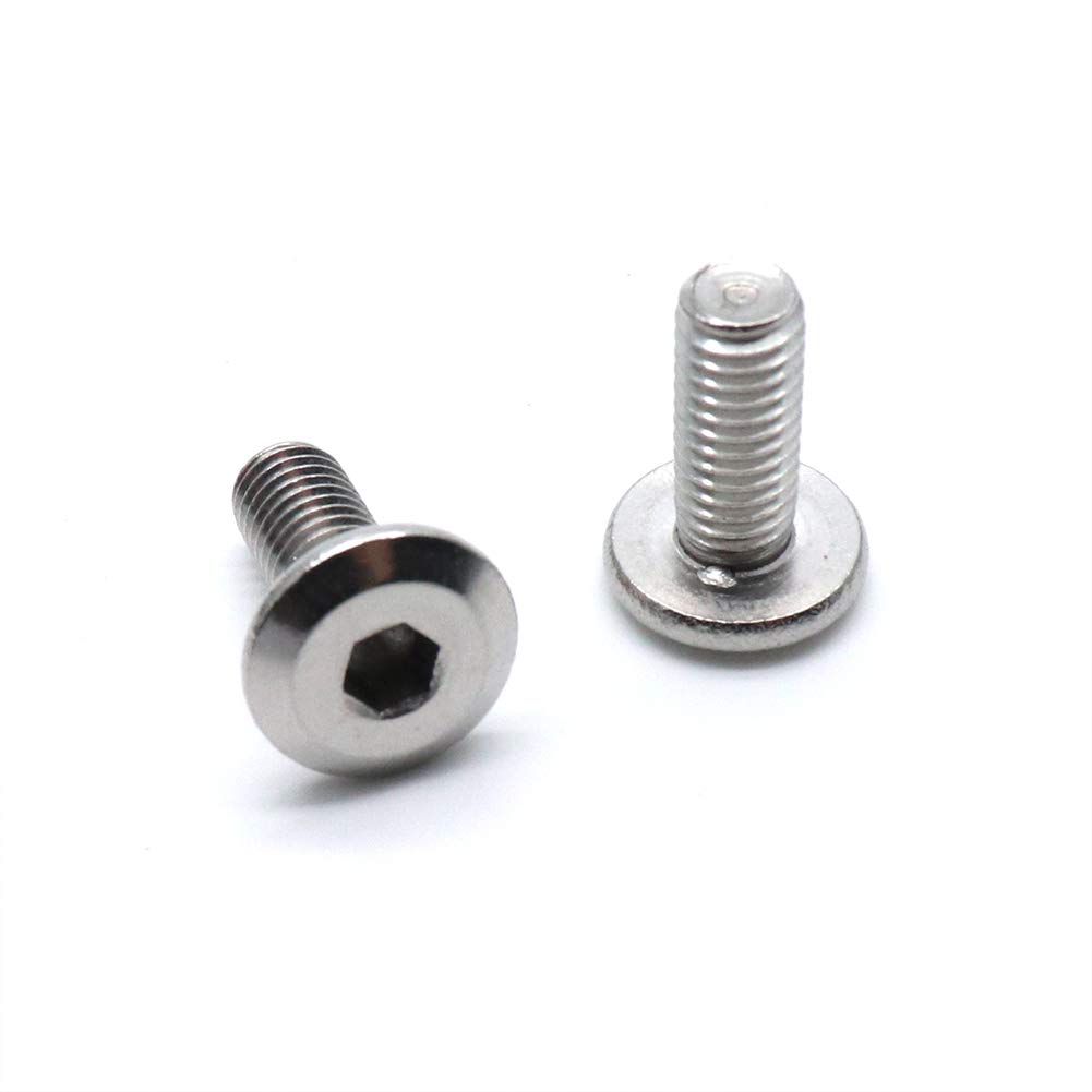 Biaungdo M6x15mm Stainless Steel Flat Head Hex Socket Cap Bolts Screws Countersunk Connector Fastener,Pack of 30 - Image 2