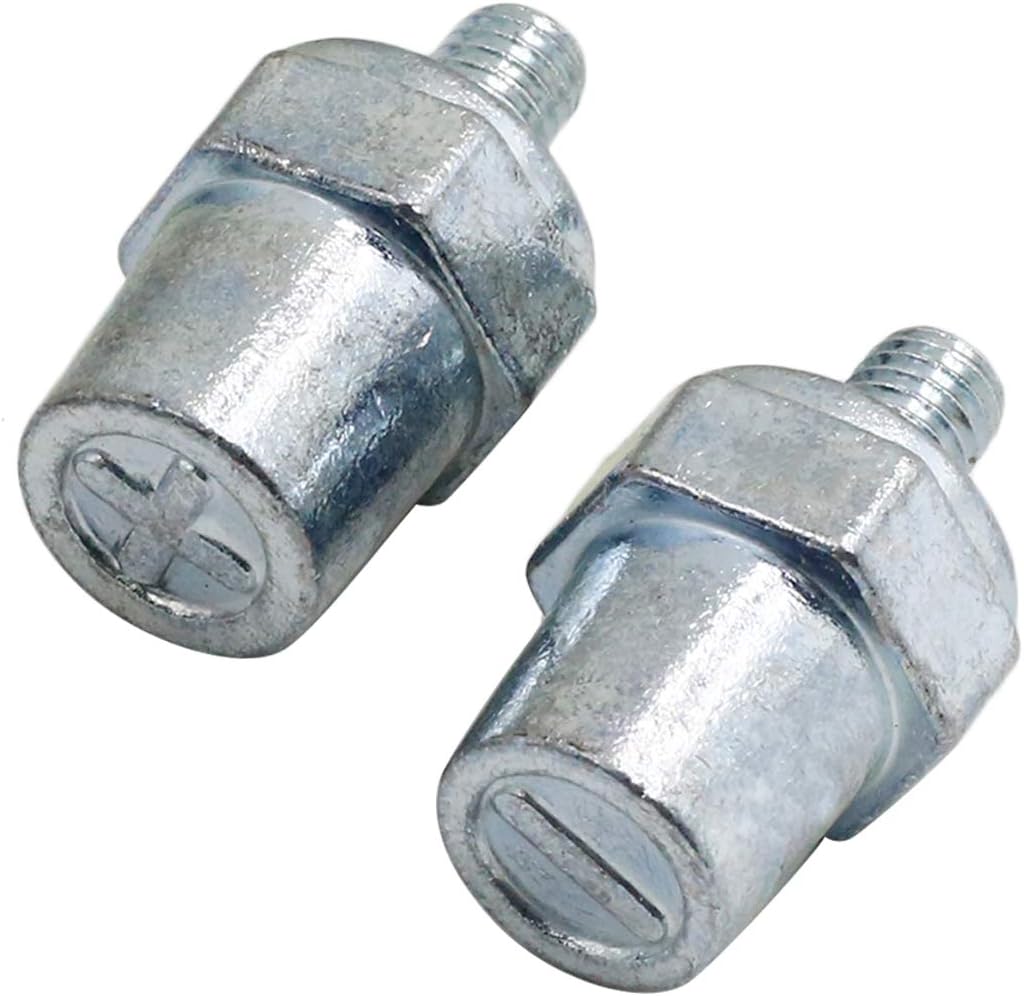 Biaungdo One Pair Zinc Alloy Battery Side Terminal Charging Posts Fit 8mm Positive (+) or Negative (-) Battery Cable terminals - Image 1