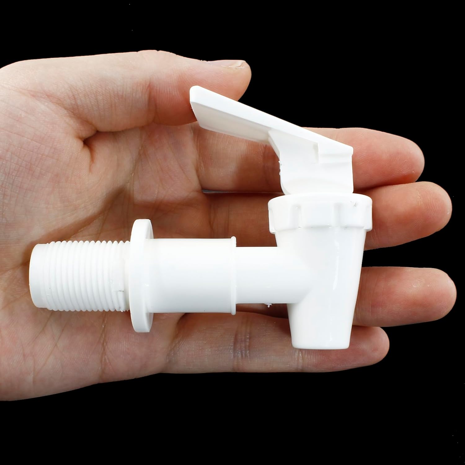 Biaungdo Replacement Water Cooler Faucet Bottle Jug, 2 Sets BPA-Free Plastic Water Spigot Spout Beverage Water Crock Dispenser Tap Set Lever Beverage Pour Dispenser Valve(Milky White) - Image 4