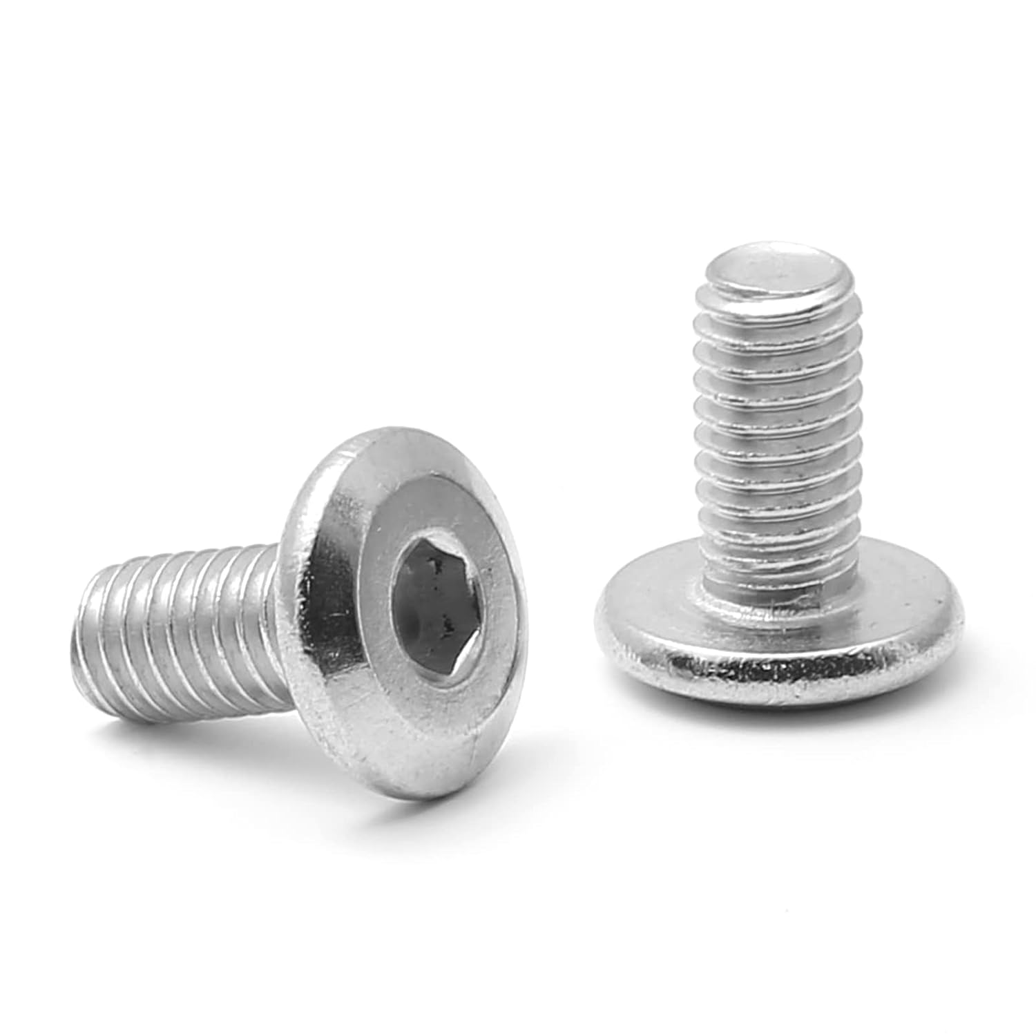 Biaungdo 30 Pcs M6x12mm Stainless Steel Flat Head Hex Socket Cap Bolts Screws Countersunk Connector Fastener - Image 4