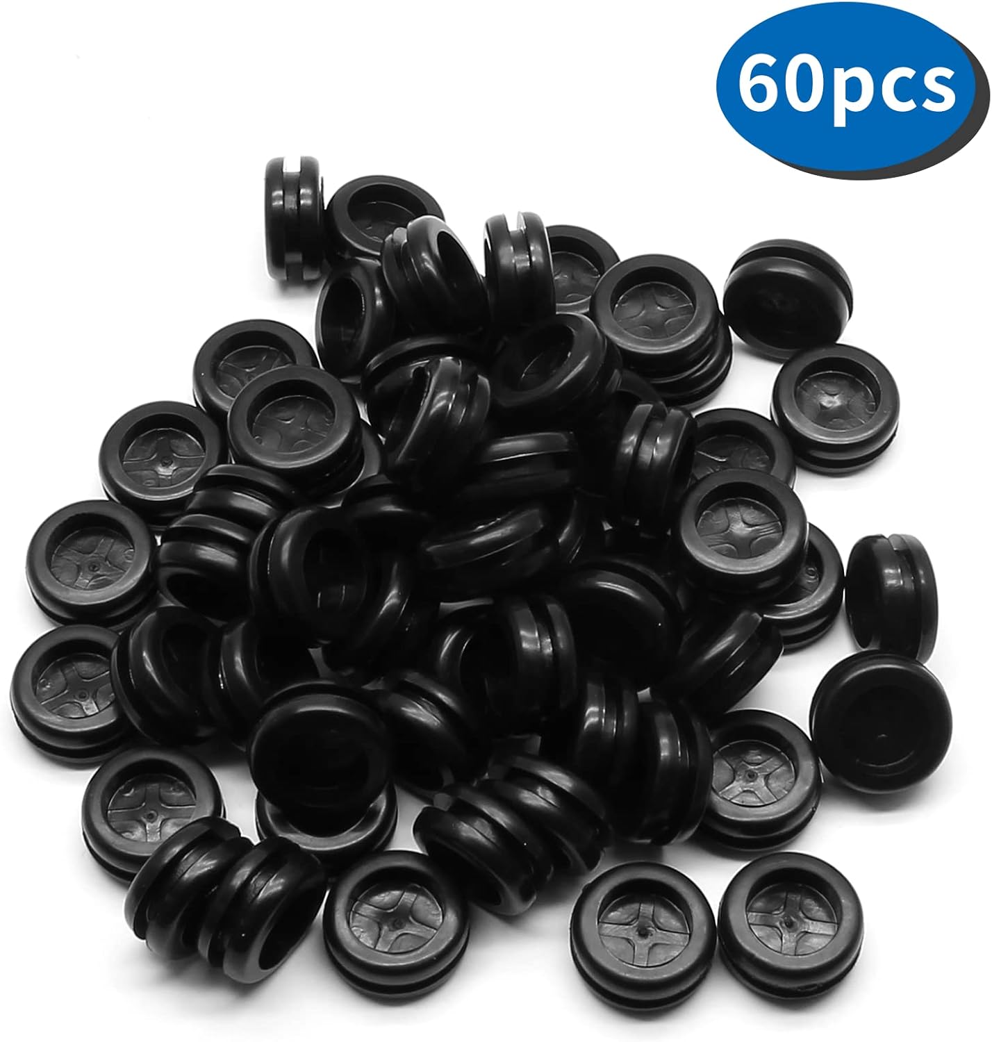 Biaungdo 60 Pcs Rubber Grommet, 5/8