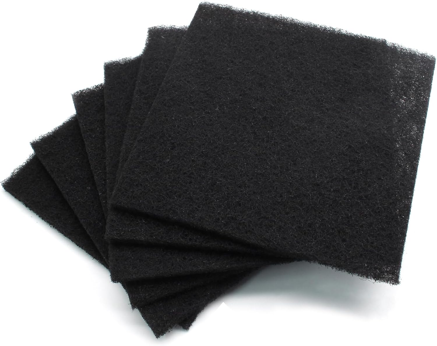 Biaungdo 6 Pack 5 Inch Sqaure Charcoal Filter Replacements, Black Kitchen Compost Bin Filters for Countertop Square Carbon Filter Bin Pail Replacement - Image 7