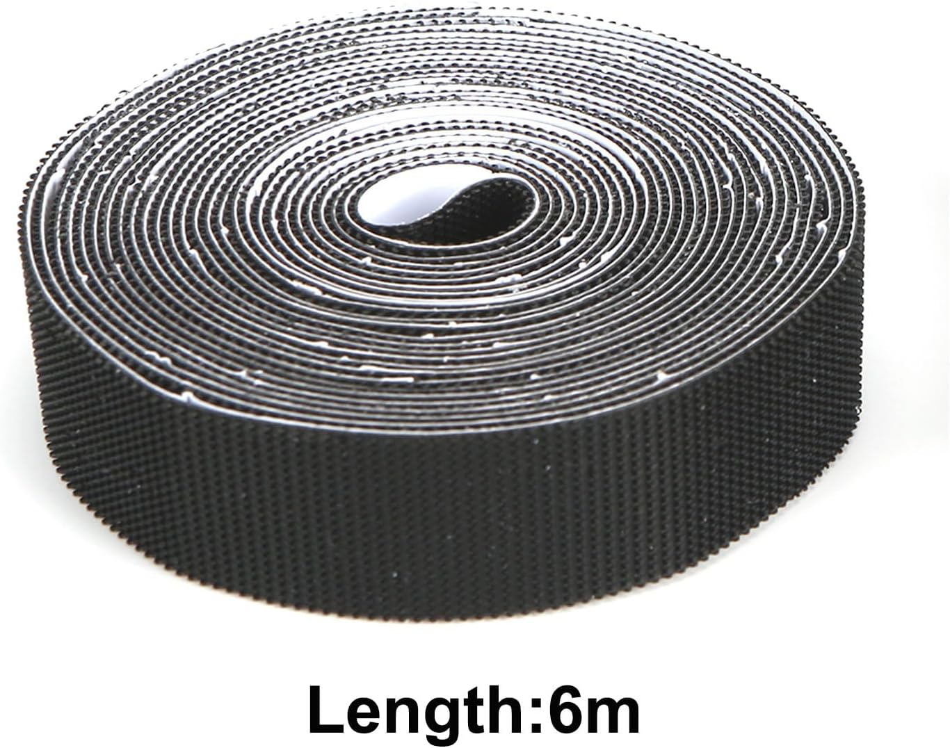 Stronger Adhesive Tape Hook Tape Self-Adhesive, Width 2cm, Length 600cm, Black, for Magnetic Screen Door Mesh Window Curtains - Image 2