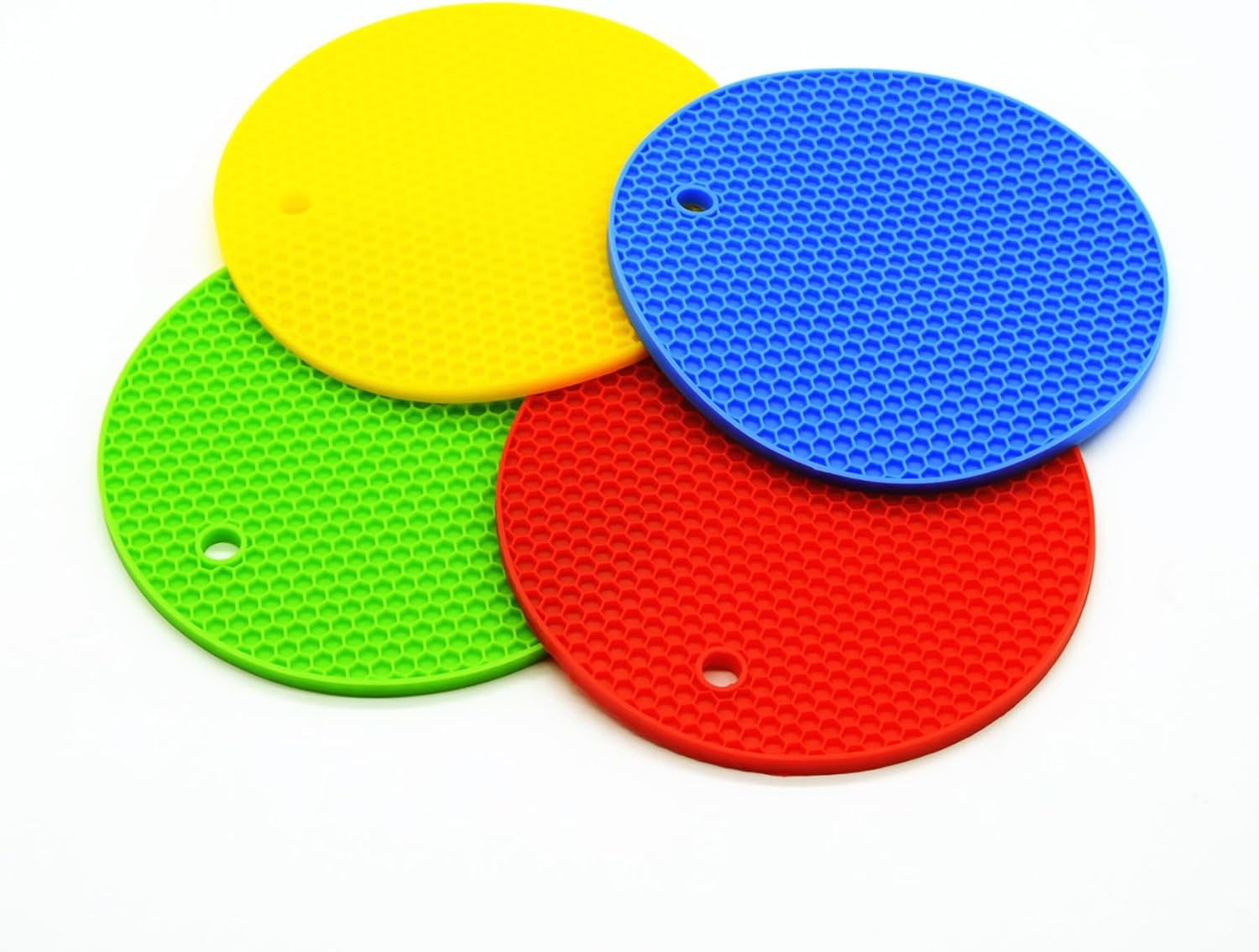 Bangp Silicone Coasters(Set of 4), Trivet Mats,Multipurpose Thermally Insulated Containers, Non-Slip, Flexible, Durable Heat Proof Mats - Image 4