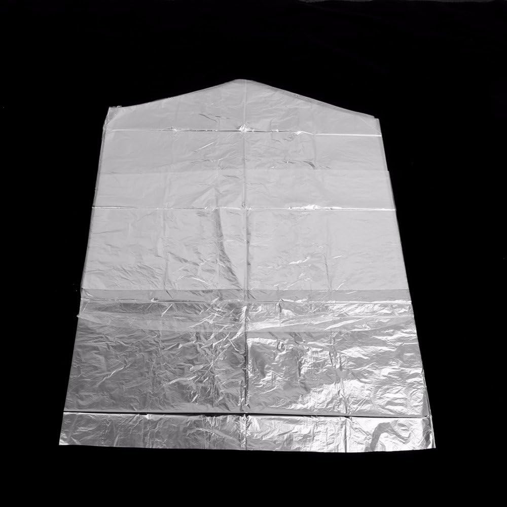 20Pcs Plastic Garment Bags for Hanging Clothes, 35 Inch Clear Dry Cleaner Bags Dustproof Suit Cover Clothes Storage Bag for Skirt Coat Shirt Jacket (60 x 90cm) - Image 3