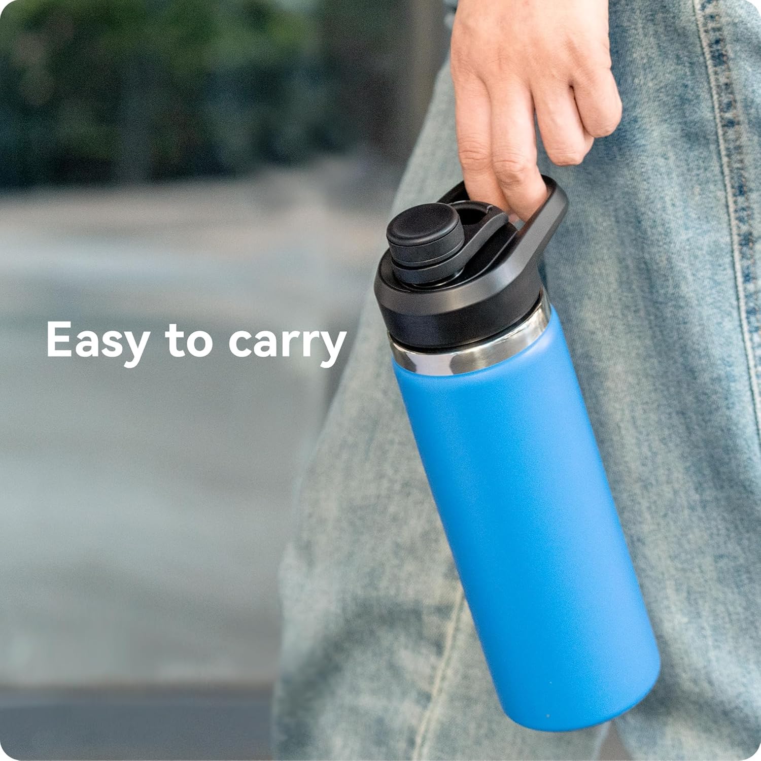 Wide Mouth Spout Lid for Hydro Flask 12-64 oz & More | Compatible Replacement Chug Lid for 2.28