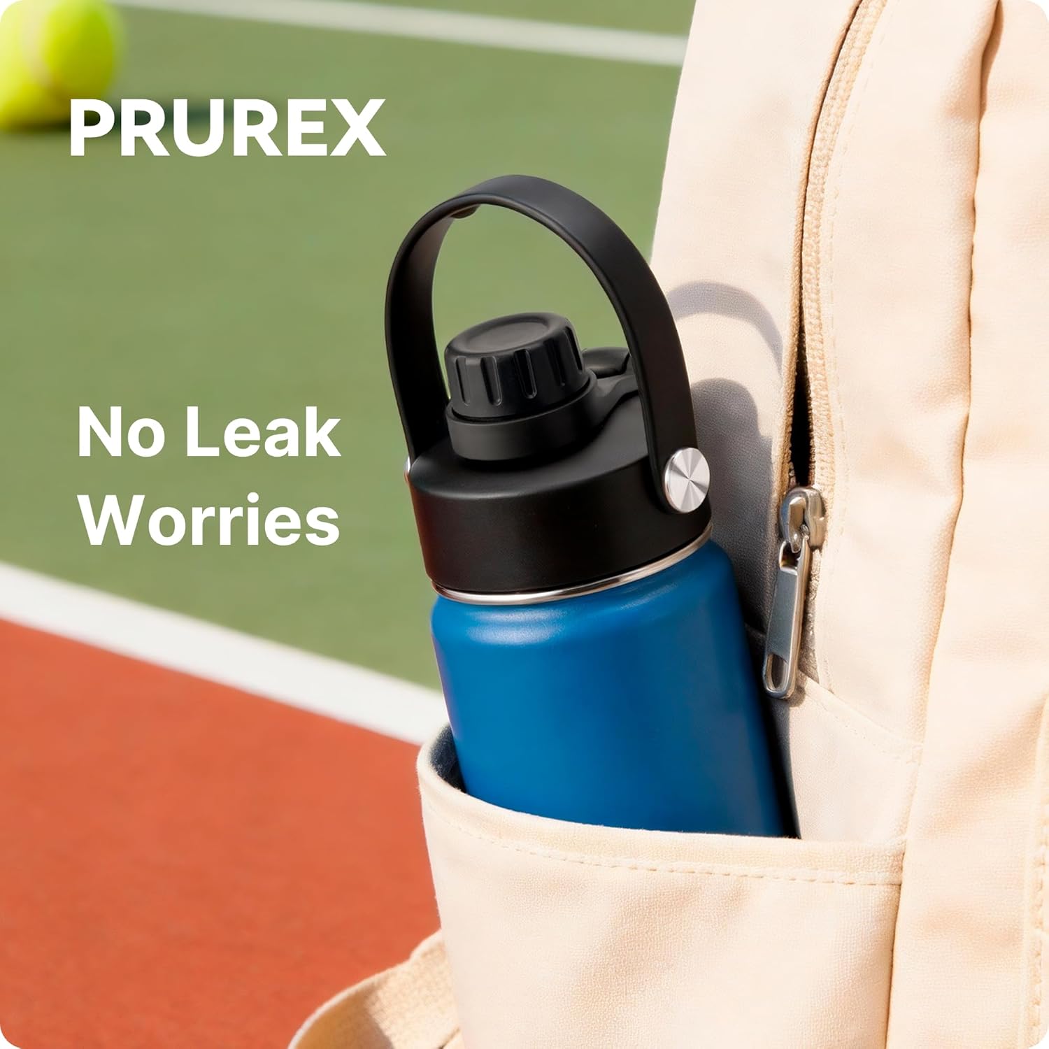 Replacement Spout Lid for Takeya Wide Mouth 18, 22, 24, 32, 40, 64oz, Water Bottle Lid with Carry Handle - Ideal for Gym & Sport - Image 5