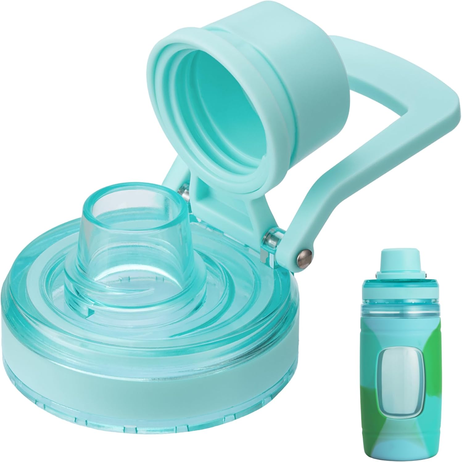 Replacement Spout Lid for Bubba Water Bottle 16 OZ, Portable Water Bottle Caps for Bubba Flo, BPA-Free & Leak-Proof - Image 1