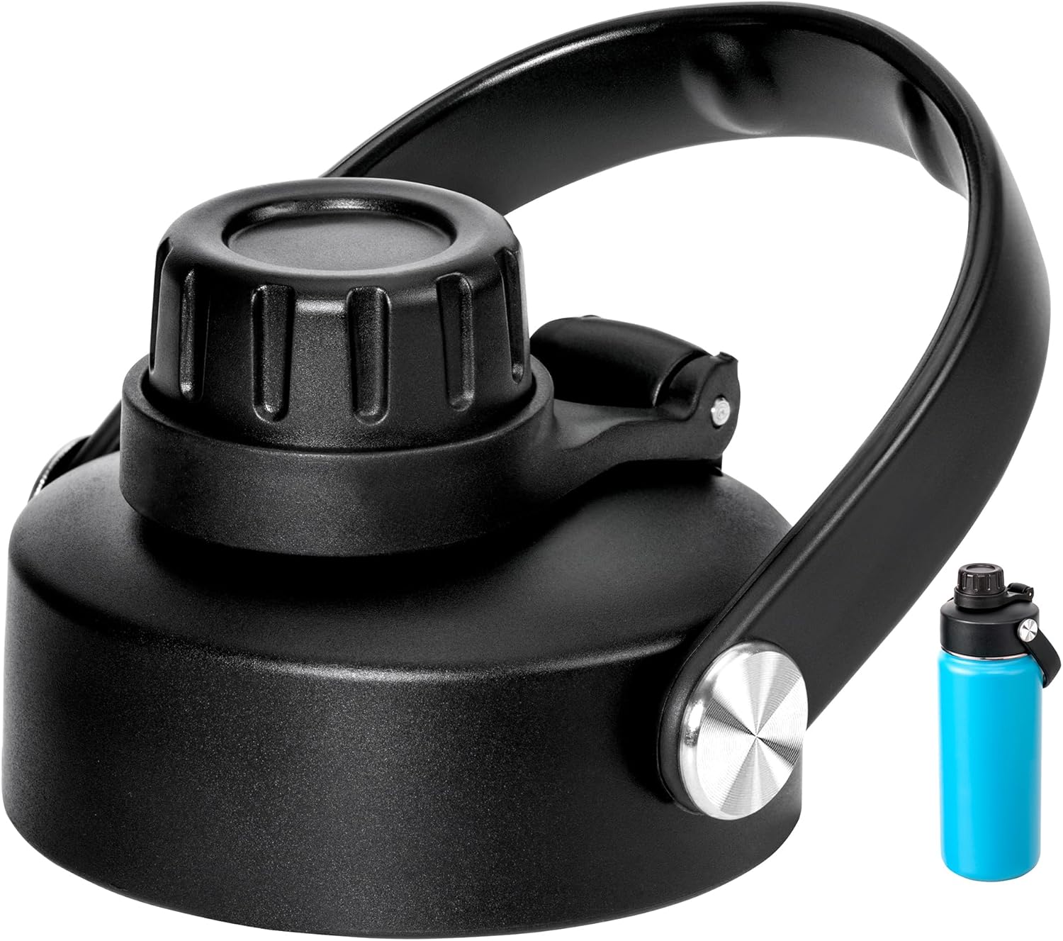 Replacement Chug Cap for ThermoFlask 14/1618/24/32/40 Oz Water Bottles, Wide Mouth Spout Lid, Dishwasher Safe - Ideal for Gym & Travel - Easy Sip - Image 1