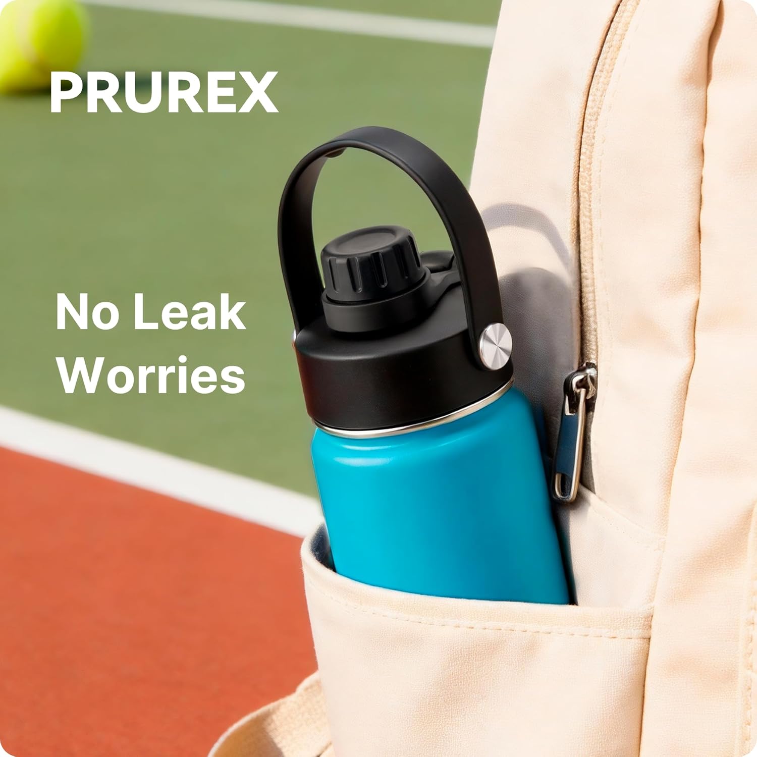 Replacement Chug Cap for ThermoFlask 14/1618/24/32/40 Oz Water Bottles, Wide Mouth Spout Lid, Dishwasher Safe - Ideal for Gym & Travel - Easy Sip - Image 5