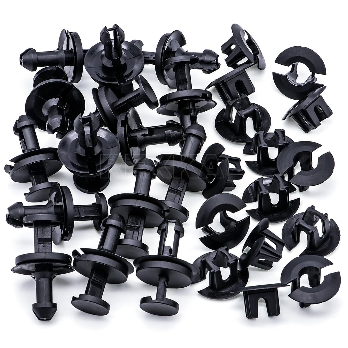 Rexka 15 Sets Silverado Bumper Clips Front Air Dam Deflector Retainer Clips Nut Grommet 15733971 15733970 Fits Chevy Trucks Suburban Tahoe Trailblazer GMC Canyon Savana Sierra Yukon Avalanche - Image 5