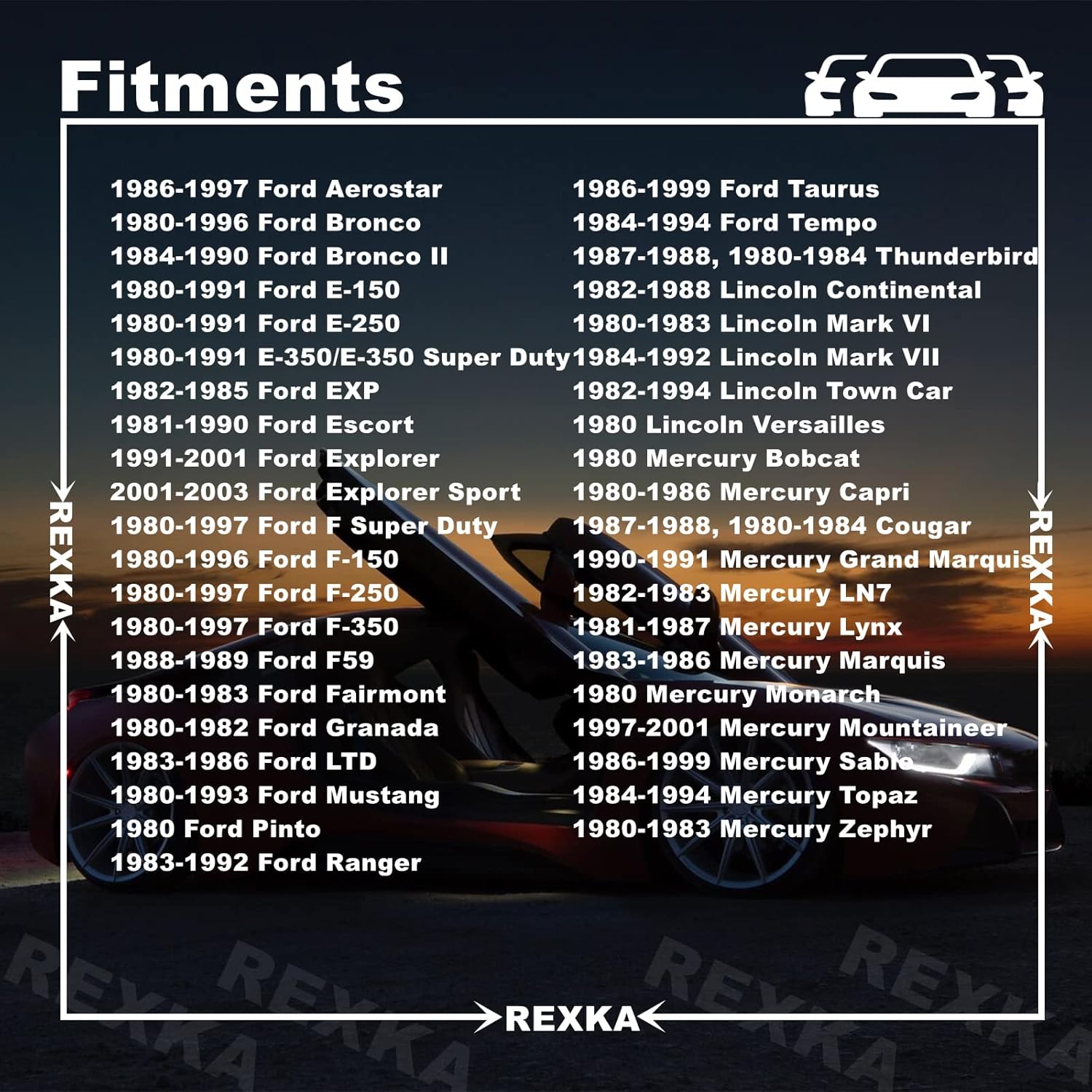 Rexka 50pcs Door Trim Panel Retainers Clips Fastener for Ford N801925-S Lincoln Mercury Bronco F150 Mustang F-250 F-350 - Image 4