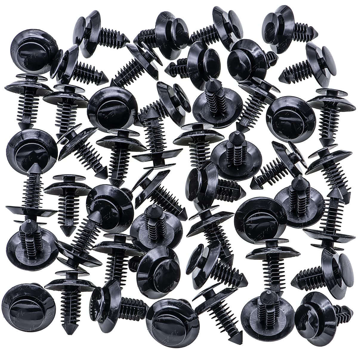 Rexka 50pcs Door Trim Panel Retainers Clips Fastener for Ford N801925-S Lincoln Mercury Bronco F150 Mustang F-250 F-350 - Image 5