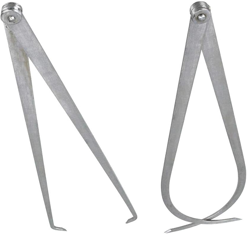 Biaungdo 300mm/12 inch Long Firm Joint Metal Measurement Inside Outside Caliper 2 Pcs - Image 1