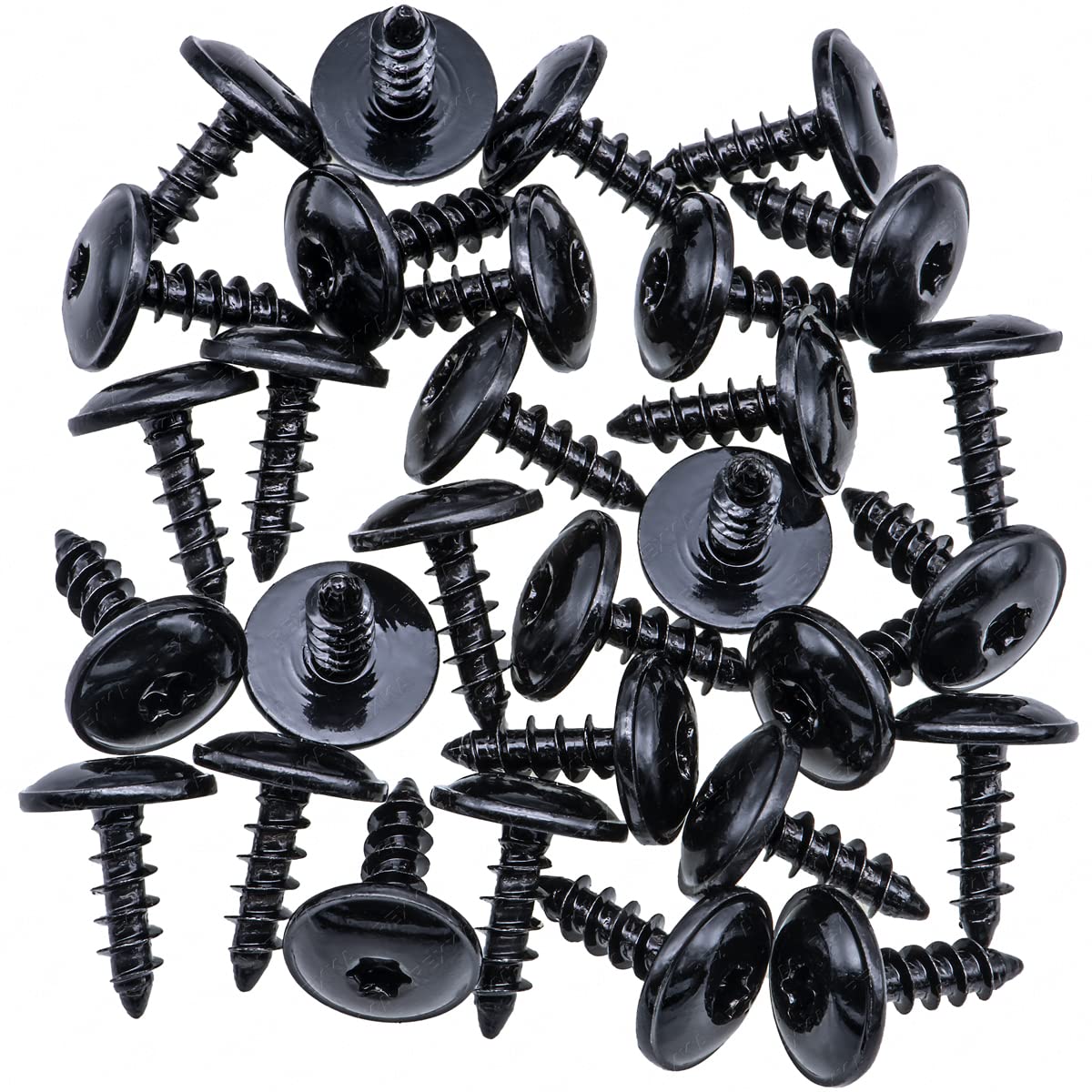 Rexka 30pcs T25 Fender Liner Splash Shield Bumper Cover Self Tapping Torx Screw Compatible with N90974701 Volkswagon Audi Porsche - Image 2