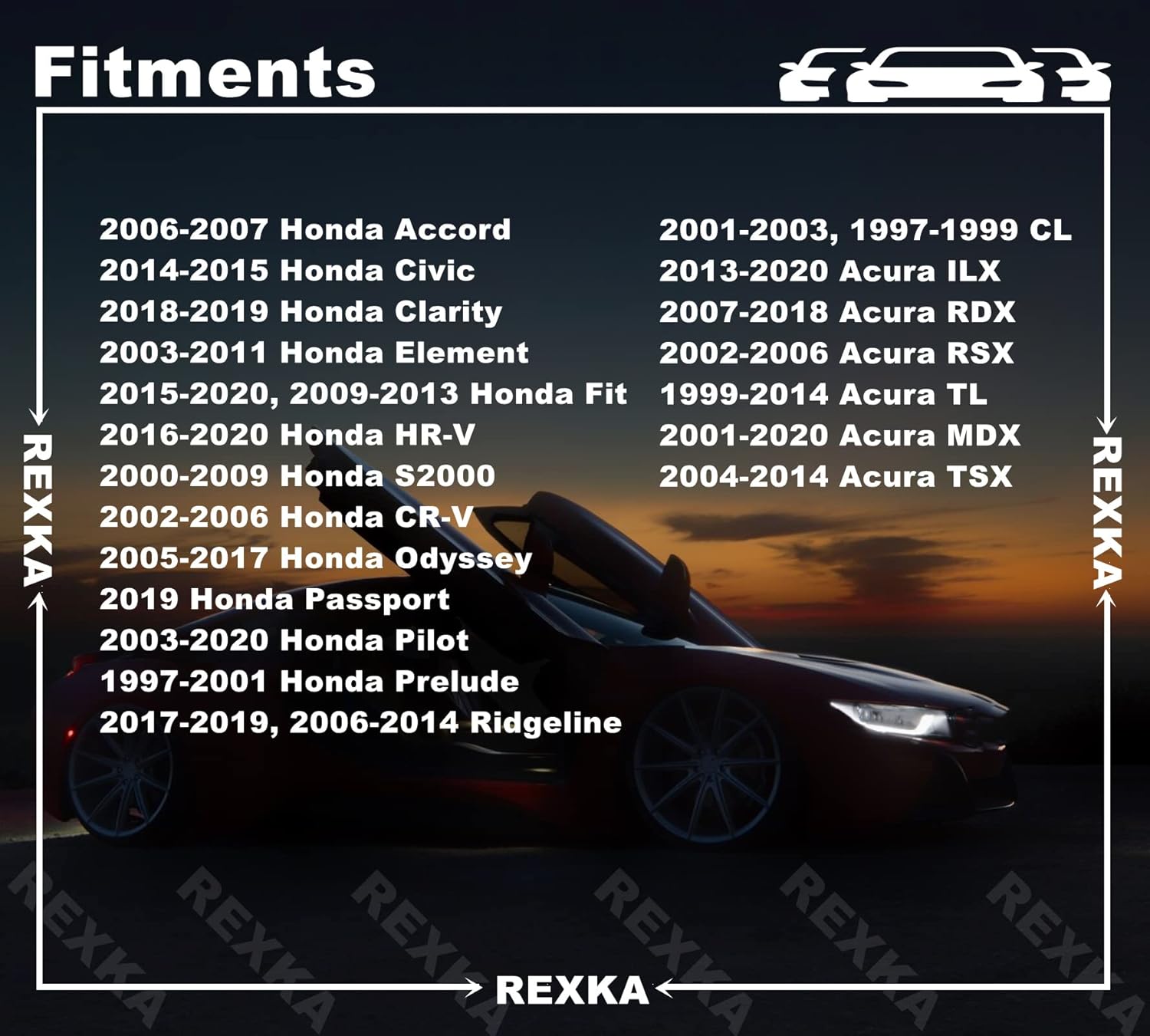Rexka 50pcs Fender Liner Splash Shield Wheelhouse Liner Screw Phillips Truss Head Sems Compatible with Honda Acura BMW 90114-SE0-000 Accord ILX RDX TL TSX 90114SE0000 - Image 3