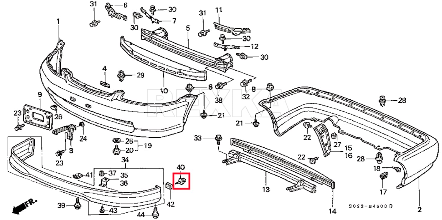 Rexka 50pcs Fender Liner Splash Shield Wheelhouse Liner Screw Phillips Truss Head Sems Compatible with Honda Acura BMW 90114-SE0-000 Accord ILX RDX TL TSX 90114SE0000 - Image 6