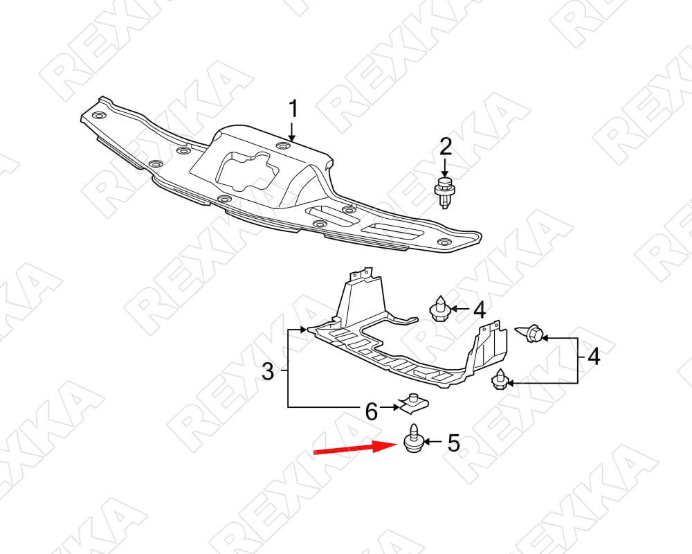 Rexka 50pcs Fender Liner Splash Shield Wheelhouse Liner Screw Phillips Truss Head Sems Compatible with Honda Acura BMW 90114-SE0-000 Accord ILX RDX TL TSX 90114SE0000 - Image 7