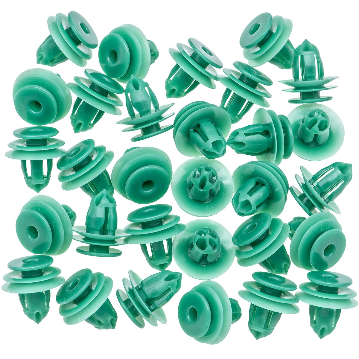 Rexka 30pcs Door Panel & Interior Trim Retainer Clips 91560-SZW-003 for Honda Accord CR-V CR-Z Civic Odyssey Pilot 91560SZW003 - Image 2
