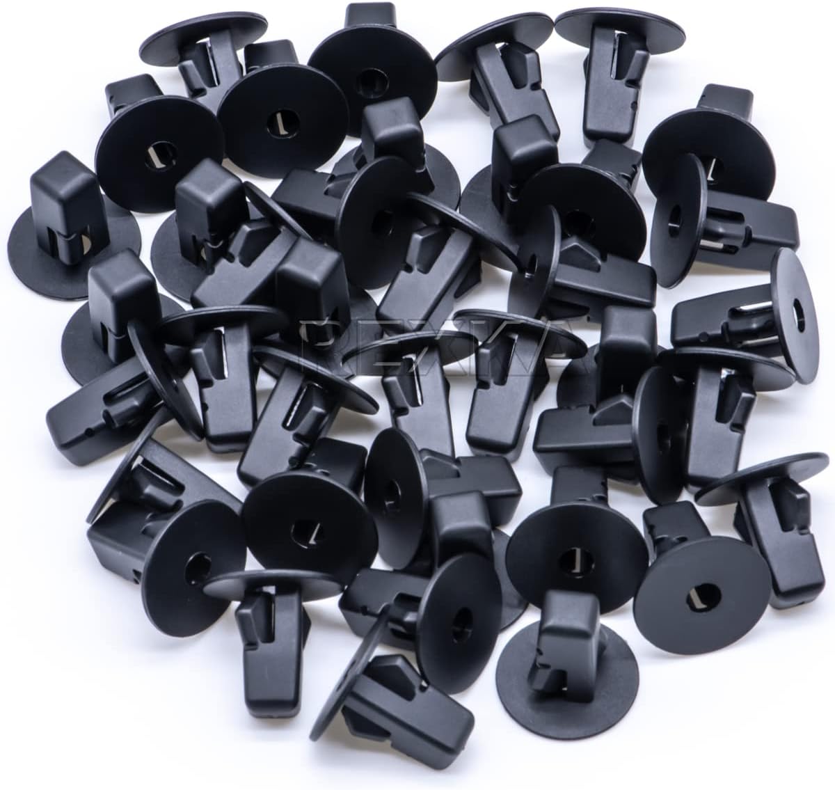 Rexka 40pcs Fender Liner Wheelhouse Liner Mud Guard Nylon Screw Grommet Nut Retainer Compatible with Toyota Lexus 90189-06013 Camry Corolla Highlander Tundra Tacoma Sequoia - Image 2