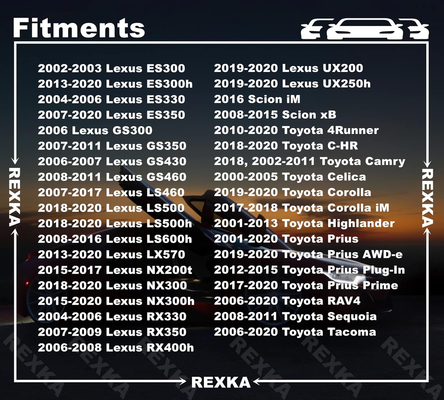 Rexka 10pcs Fuel Door & General Purpose Specialty Rivet Compatible with Toyota Lexus 90269-06017 90269-A0005 - Image 3
