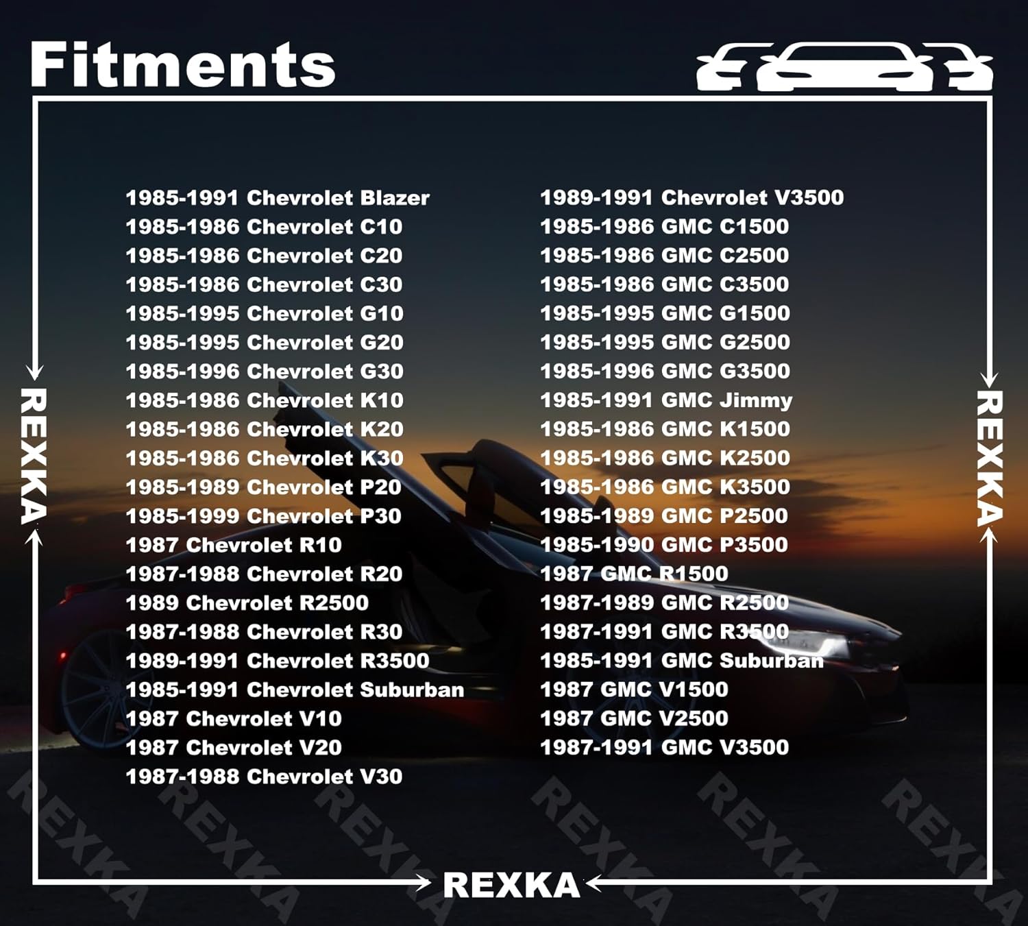Rexka 15pcs 5/16