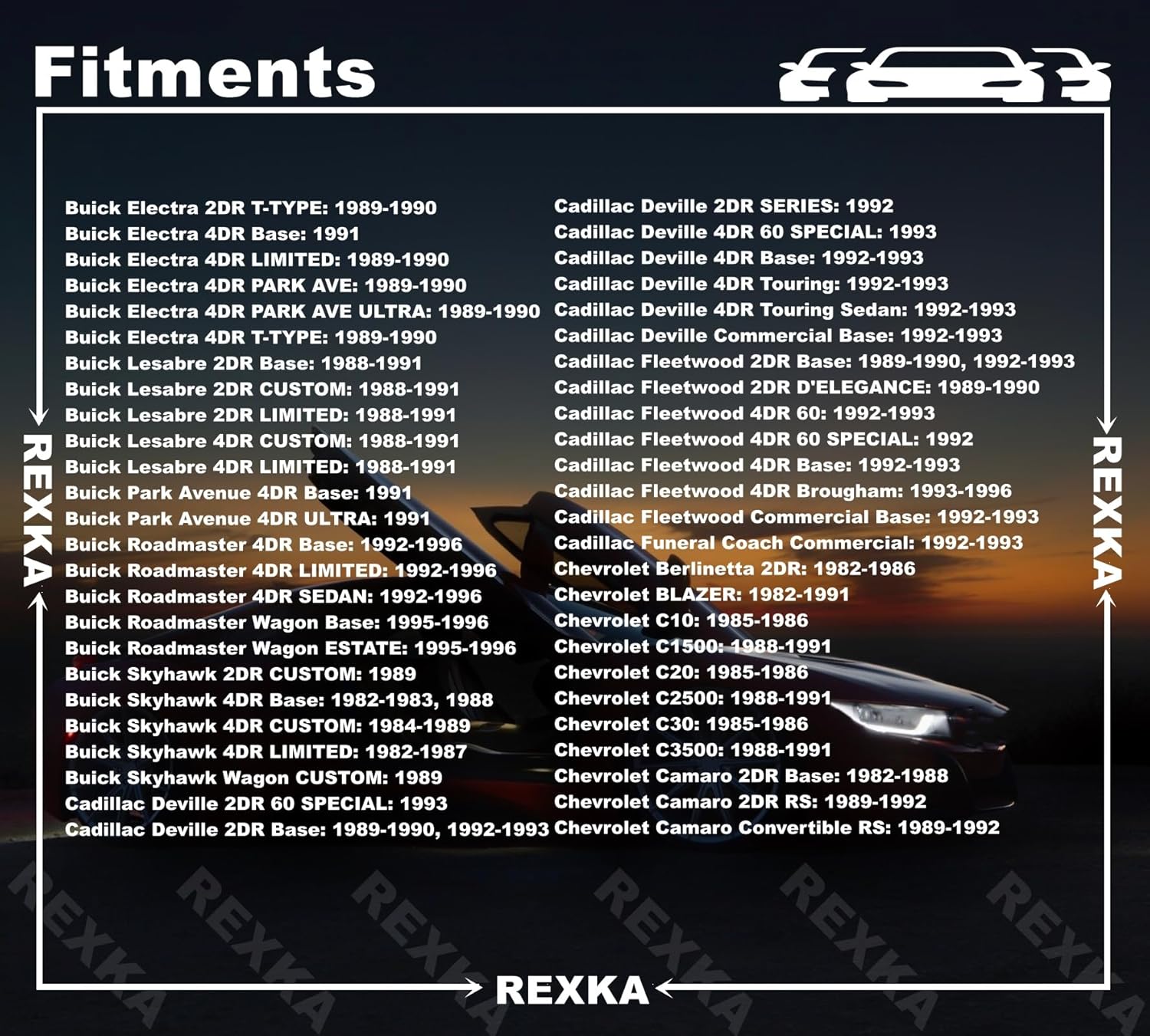 Rexka 50pcs Door Trim Panel Retainer Clip Compatible with GM 363137 Chevrolet Blazer Silverado Truck GMC Yukon - Image 4
