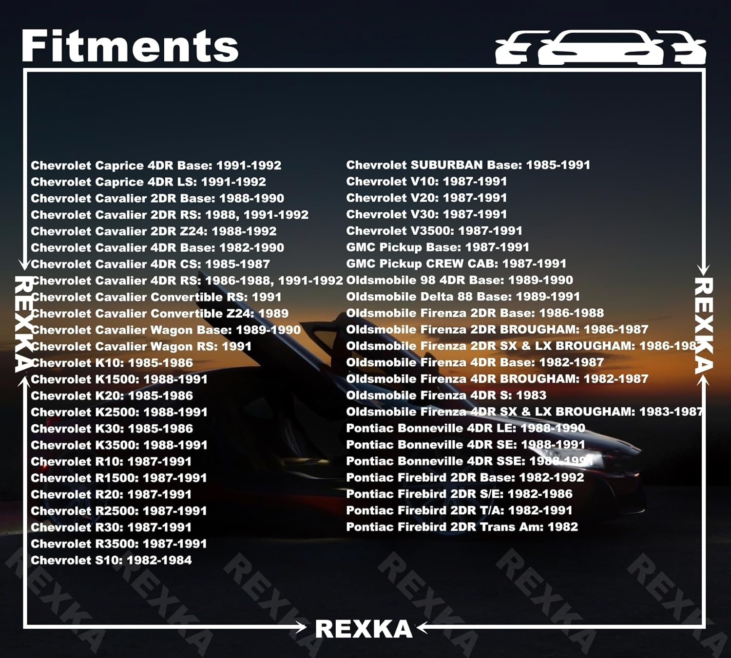 Rexka 50pcs Door Trim Panel Retainer Clip Compatible with GM 363137 Chevrolet Blazer Silverado Truck GMC Yukon - Image 5
