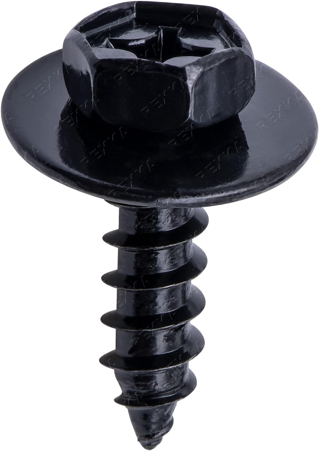 Rexka 20pcs Bumper Cover Splash Shield Screw Bolt Compatible with Toyota Lexus 90159-60477 - Image 1