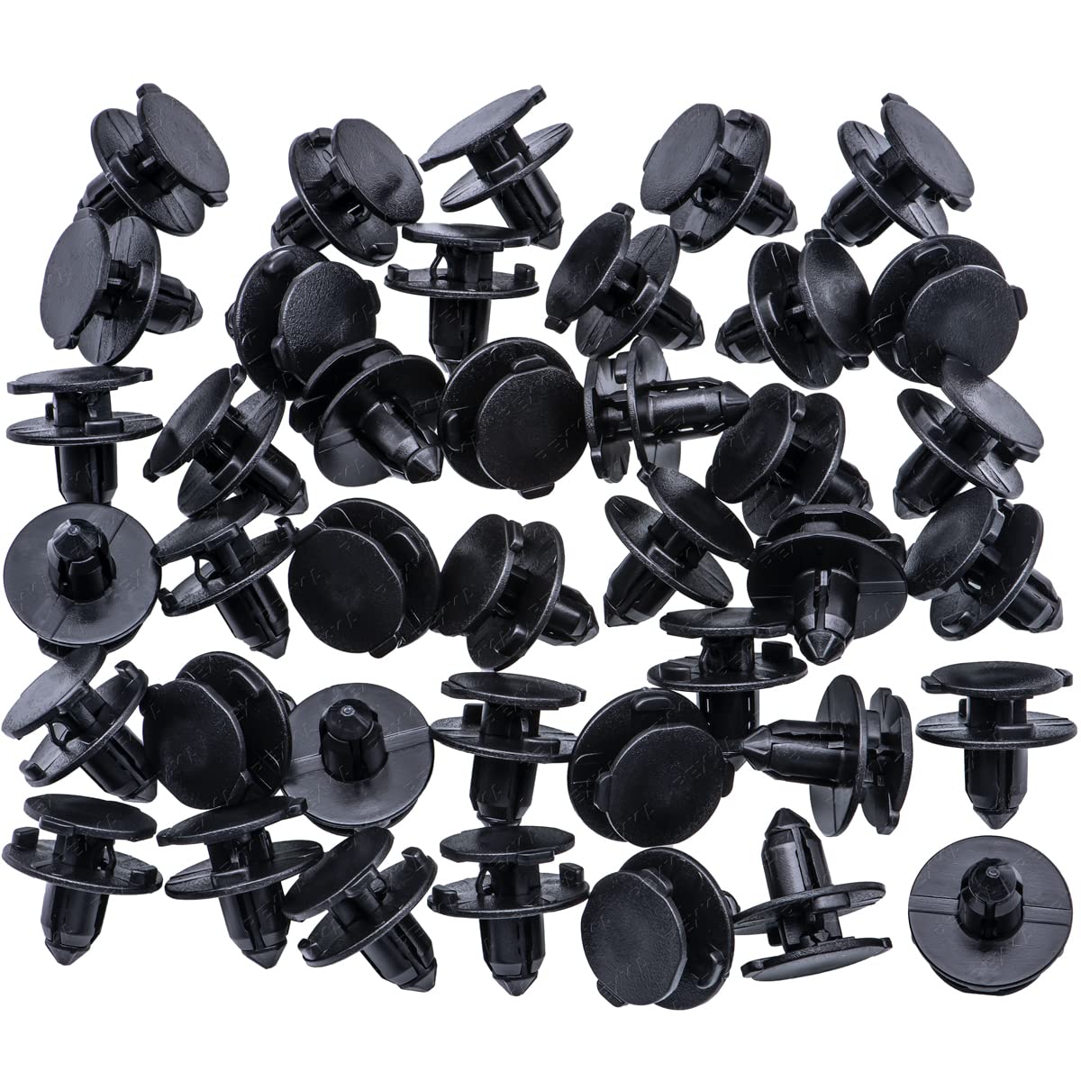 Rexka 40pcs Fender Liner Splash Shield Push Side Trim Panel Clip Retainer Blind Rivet Compatible with Nissan 01553-2DR9A 370Z Altima Maxima Murano Sentra Q50 Q60 Q70 Q70L QX30 QX50 QX60 QX70 QX80 - Image 2