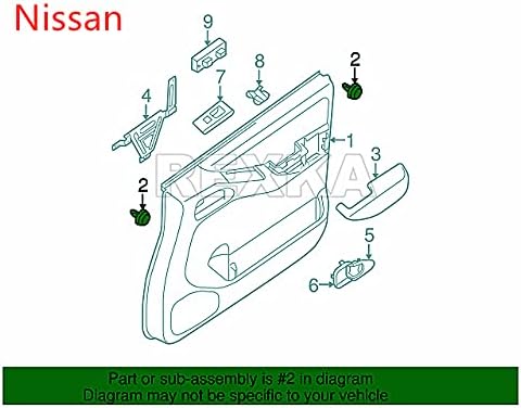 Rexka 30pcs Door Trim Panel Clip Compatible with 80999-VE000 Nissan Infiniti - Image 2