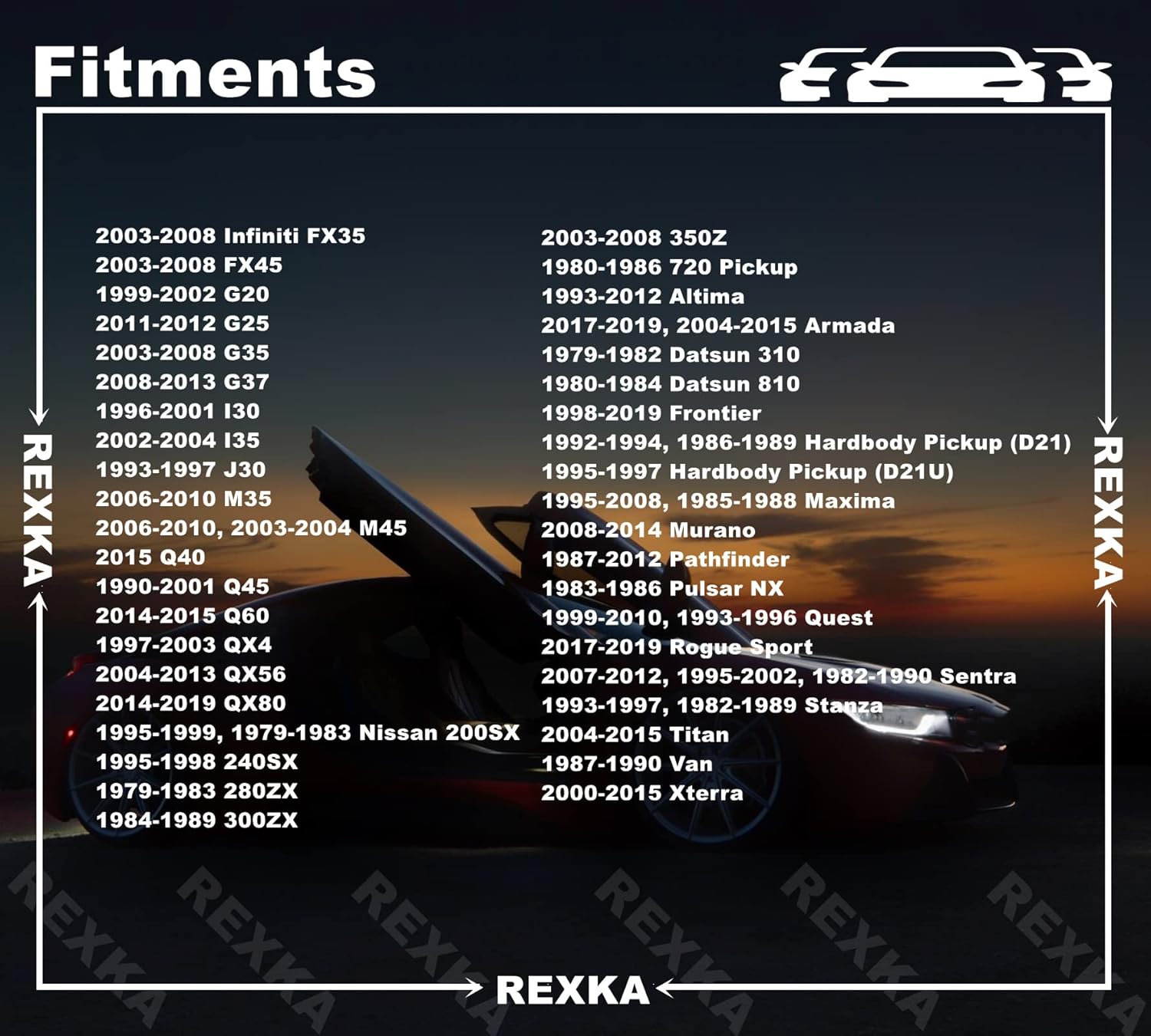 Rexka 30pcs Door Trim Panel Clip Compatible with 80999-VE000 Nissan Infiniti - Image 4