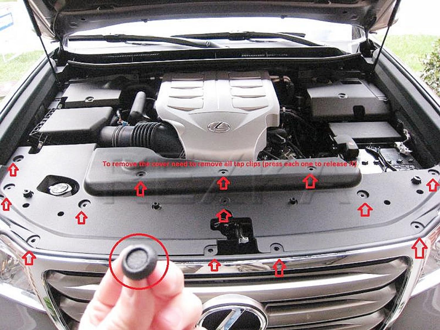 Rexka 30pcs Engine Cover Radiator Support Air Deflector Side Shield Retainer Clip 90467-07217 for Toyota Lexus 4Runner Avalon C-HR Camry Corolla Highlander Land Cruiser Mirai Prius Sienna ES RX UX GS - Image 4