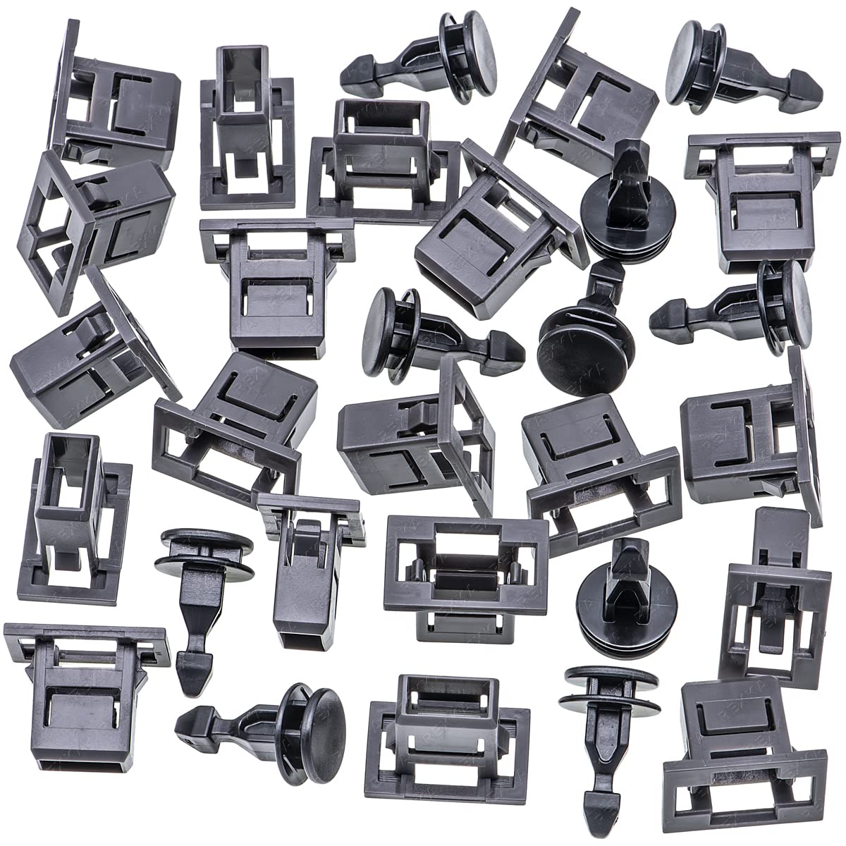 Rexka 30pcs Striker Engine Cover Retainer Clip & Grommets Kit for Honda Acura Odyssey, Pilot, Ridgeline Acura MDX, RDX, TLX 91548-TZ5-A02 91547-TZ5-A02 91548TZ5A02 91547TZ5A02 - Image 2