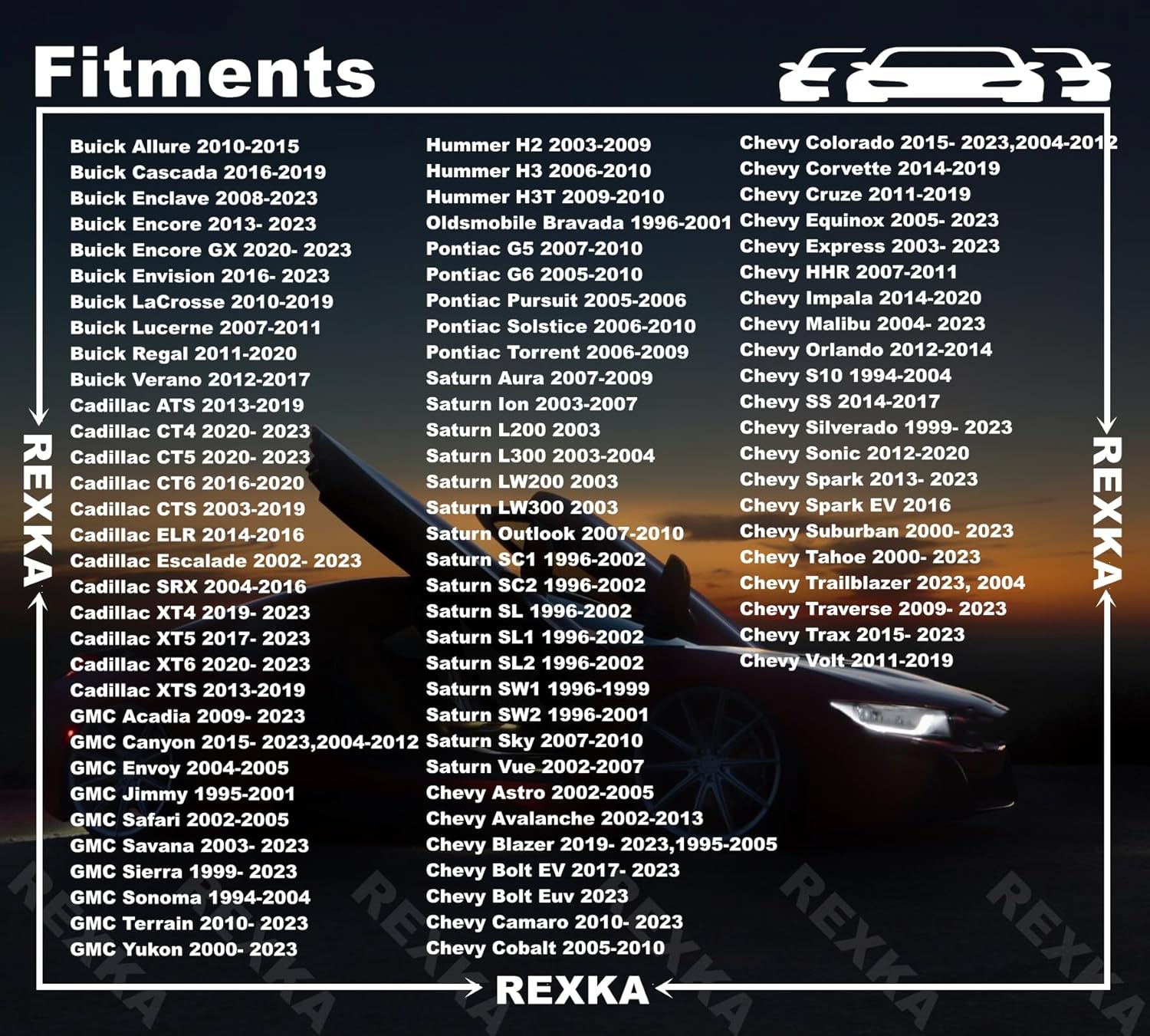Rexka 30pcs M4.2-1.4mm Bumper Cover Fender Liner U Nut Clips 11609952 for GM Chevy Hummer Buick Cadillac Saturn Cadillac GMC Trucks - Multipurpose - Image 3