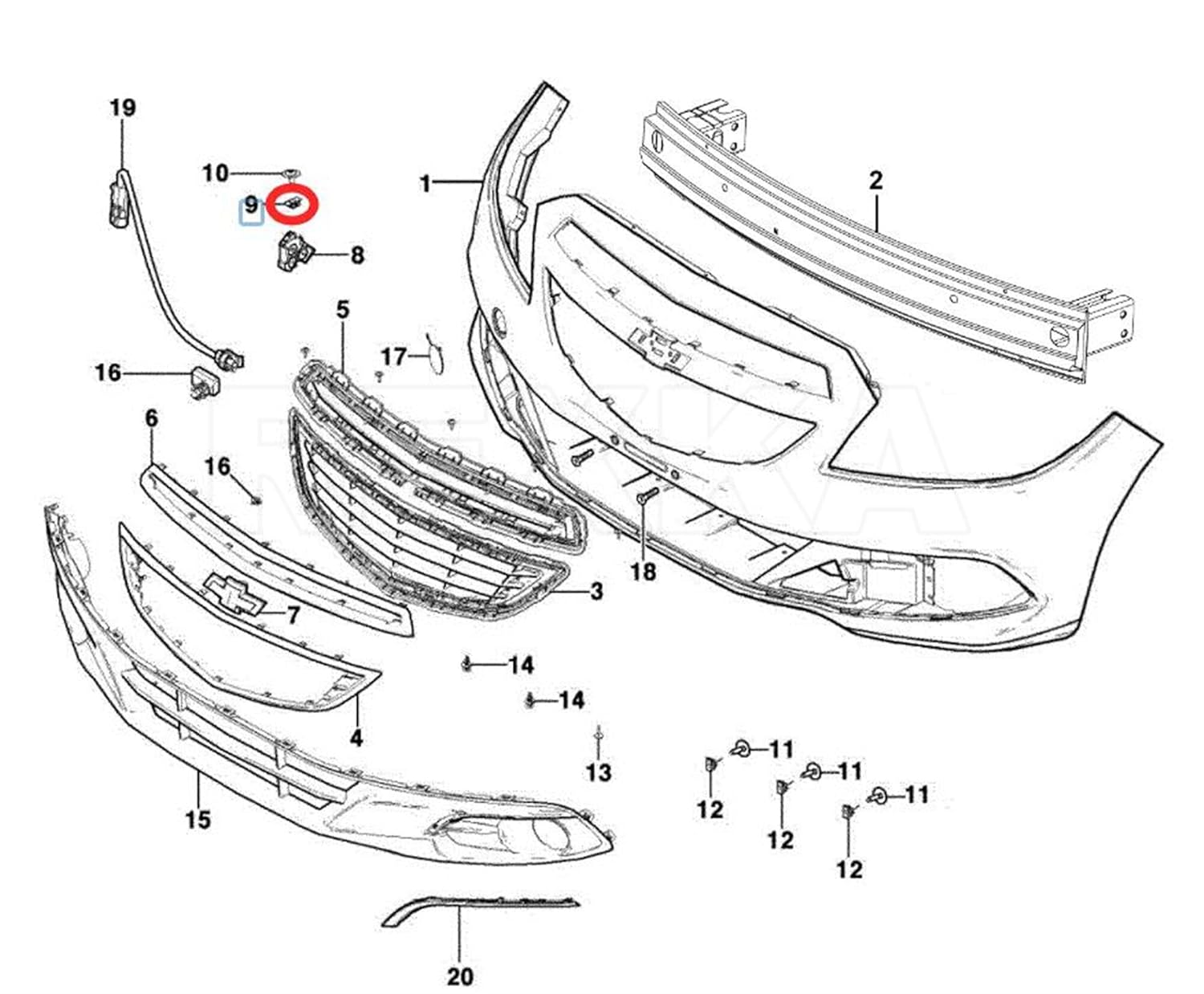Rexka 30pcs M4.2-1.4mm Bumper Cover Fender Liner U Nut Clips 11609952 for GM Chevy Hummer Buick Cadillac Saturn Cadillac GMC Trucks - Multipurpose - Image 6